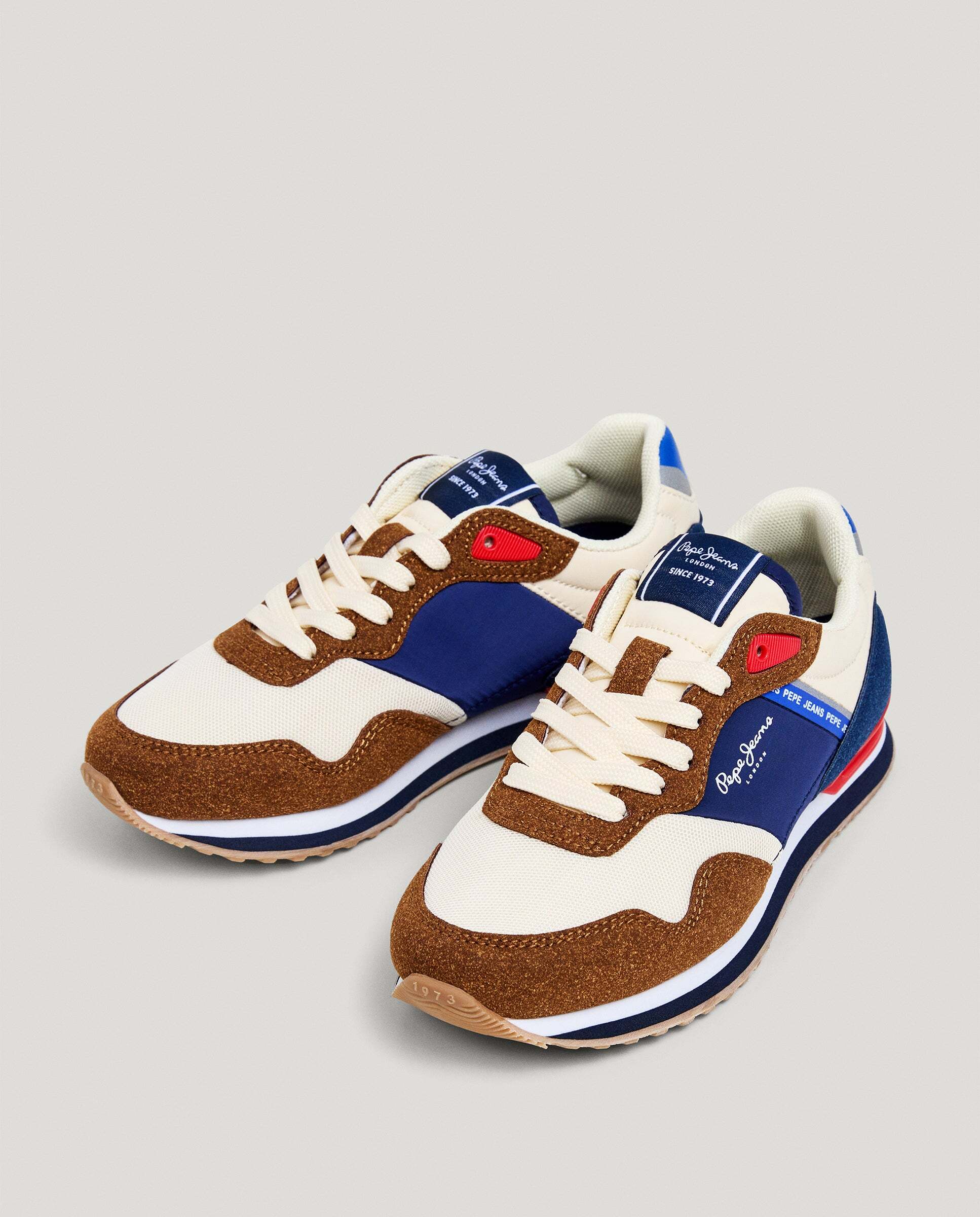 Zapatillas running combinadas - Pepe Jeans - london - Natural Natural-3