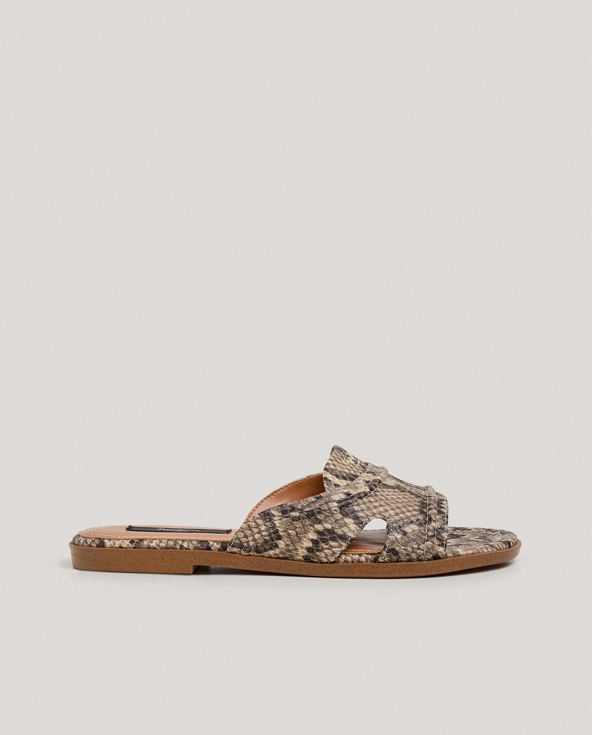 Pepe Jeans - Sandalias de mujer animal print.