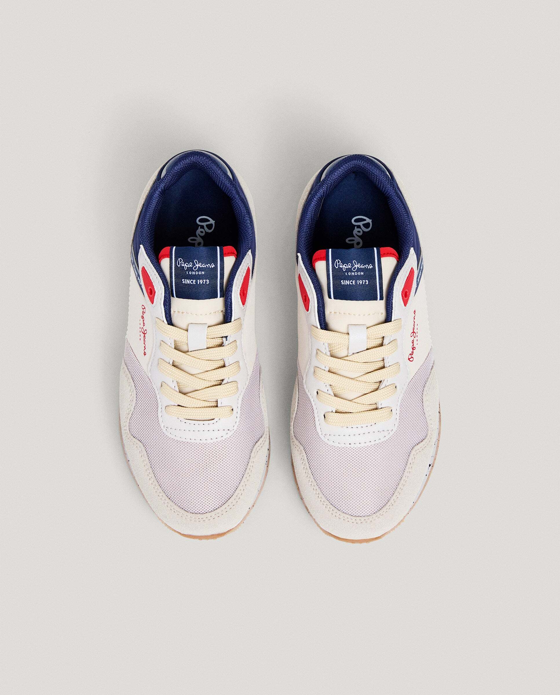 Zapatillas running combinadas - Pepe Jeans - london - Gris Gris-2
