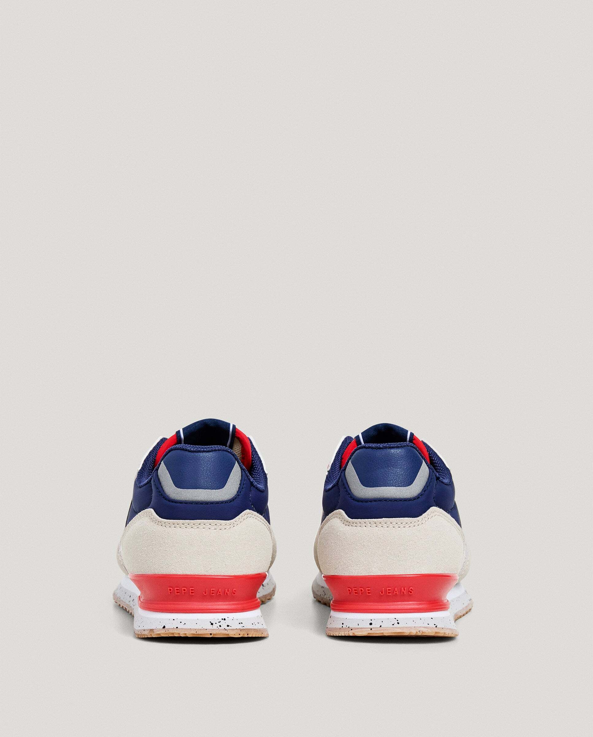 Zapatillas running combinadas - Pepe Jeans - london - Gris Gris-4