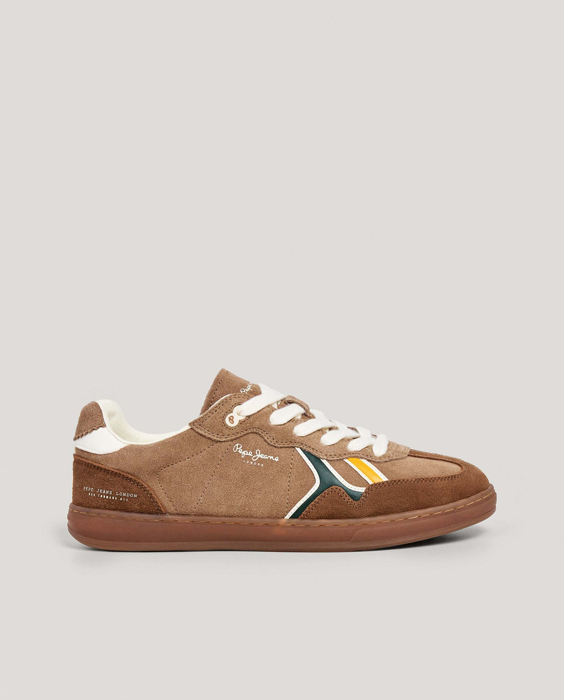 Pepe Jeans - Zapatillas de hombre ante suela cupsole.