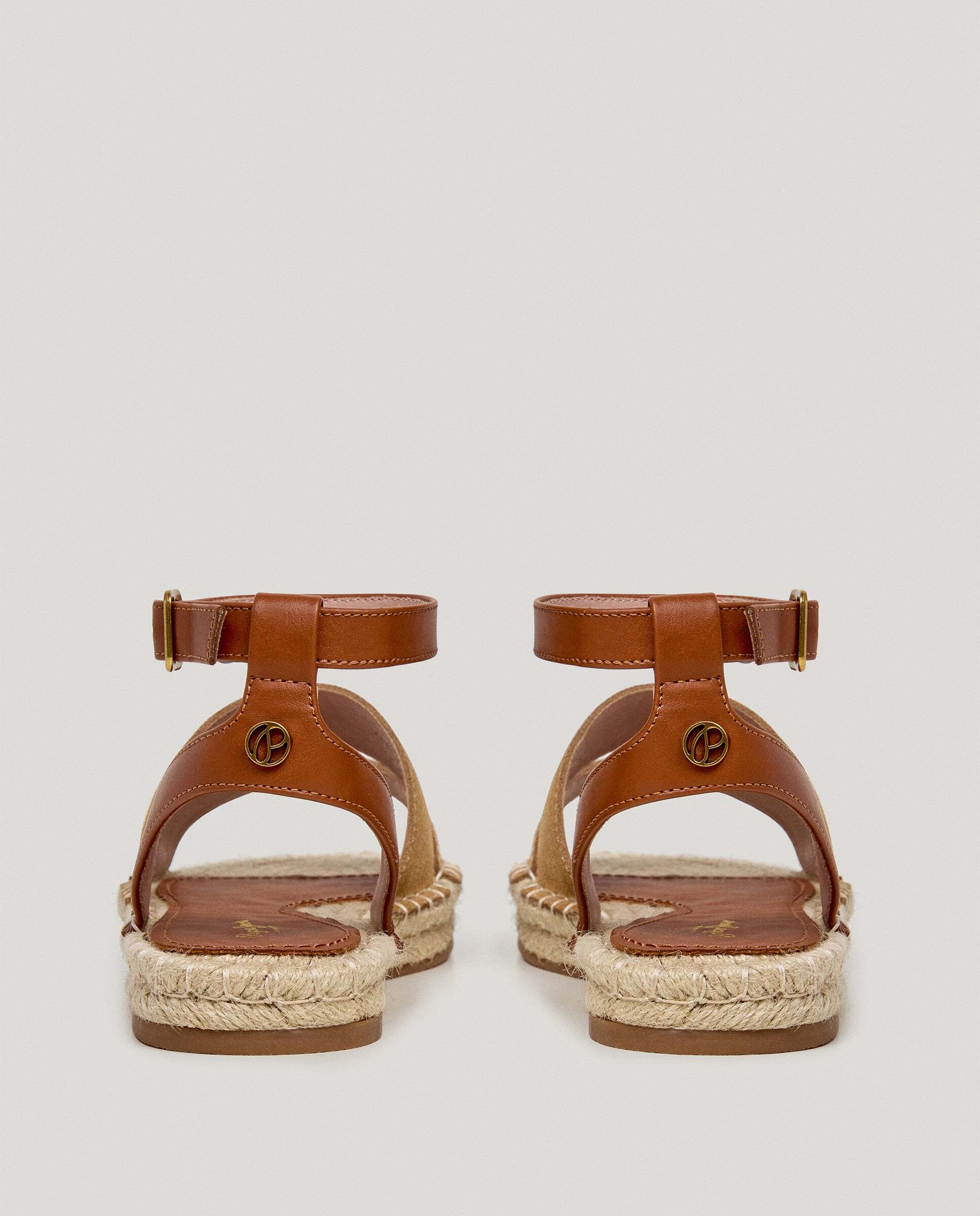 Sandalias de mujer planas de yute - Pepe Jeans - Natural Natural-4