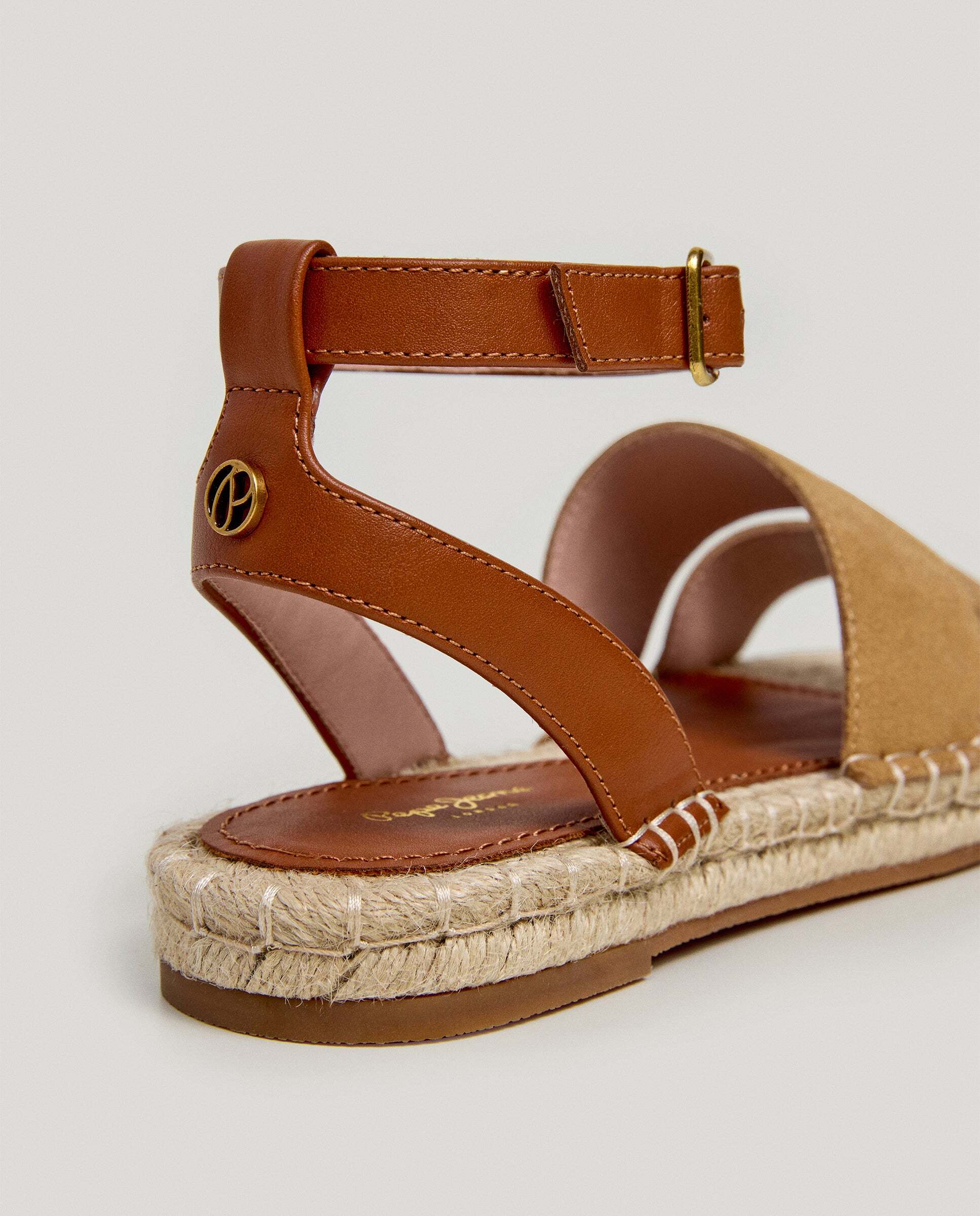 Sandalias de mujer planas de yute - Pepe Jeans - Natural Natural-5