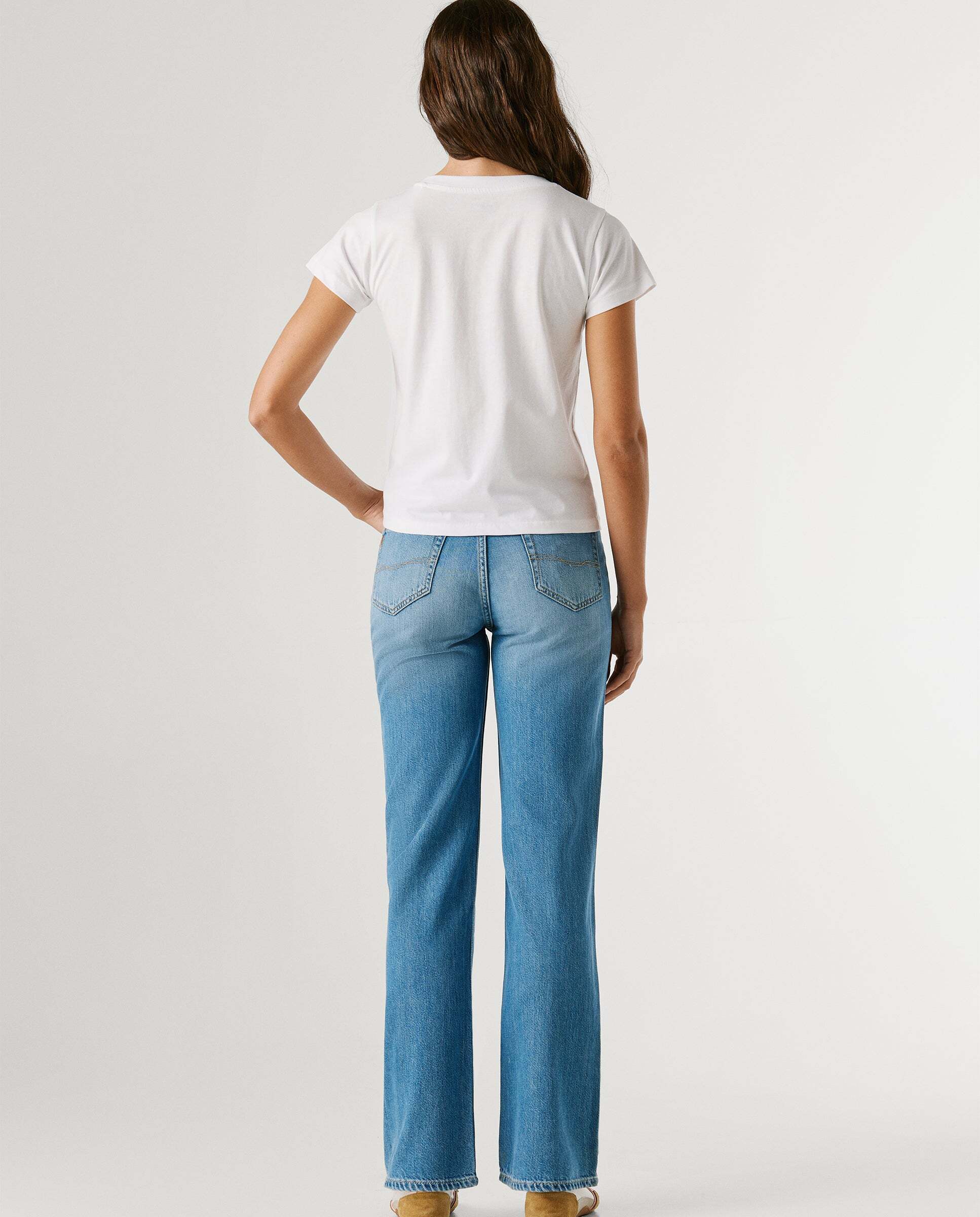 Camiseta de mujer con gráfico estampado - Pepe Jeans - Blanco Blanco-3