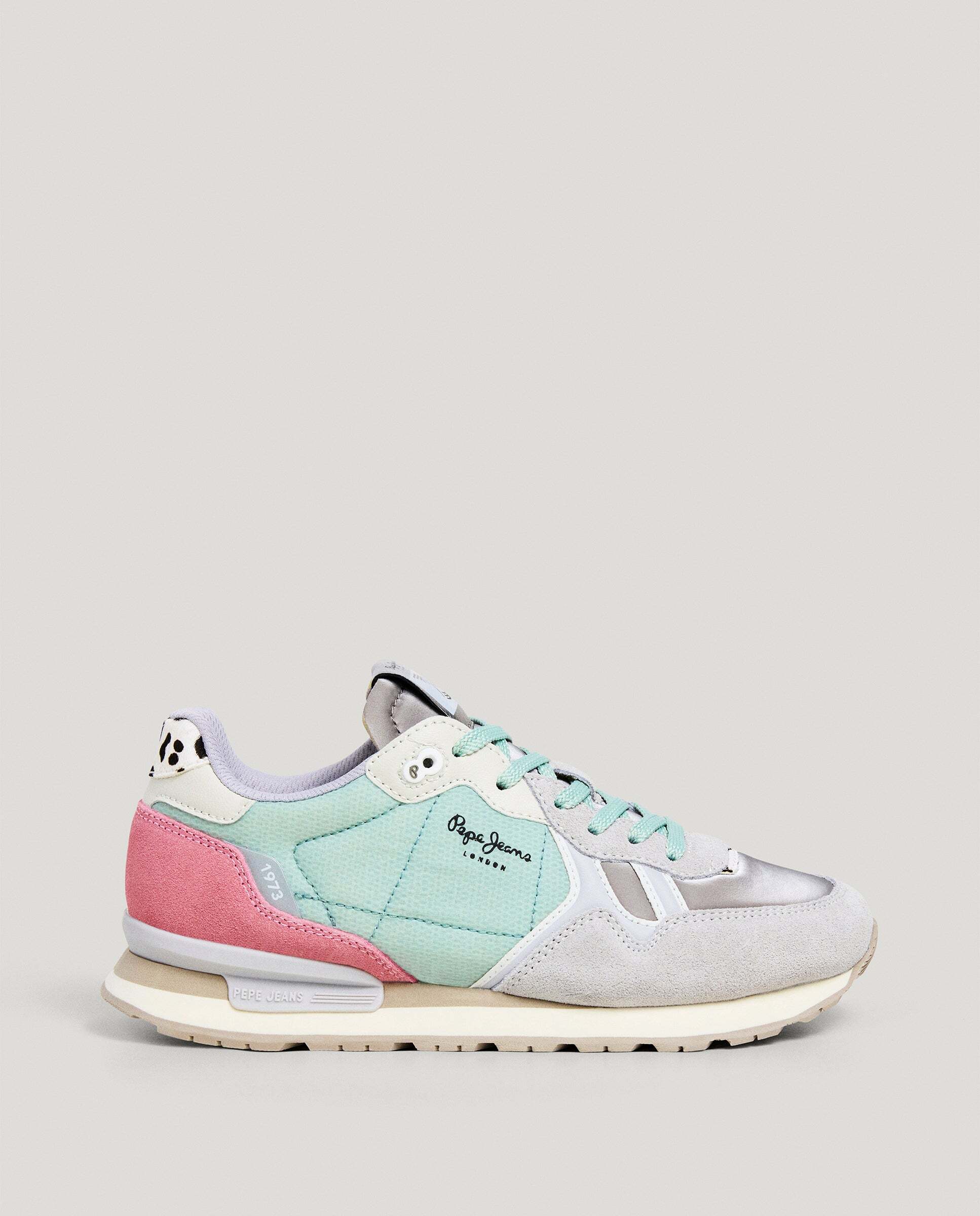 Imagen 0 de Brit - zapatillas running animal print Gris claro