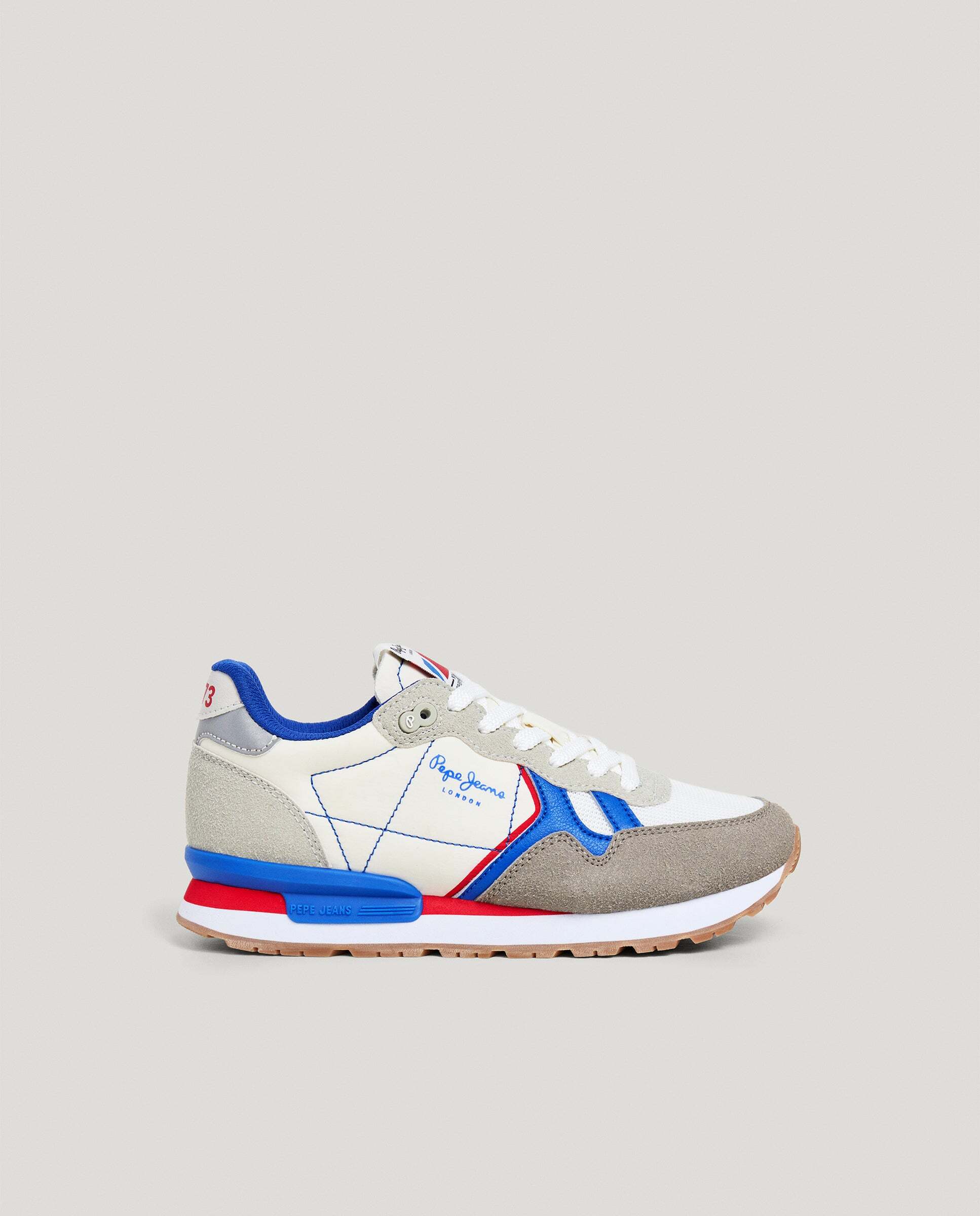 Imagen 0 de Zapatillas de niño running retro Blanco