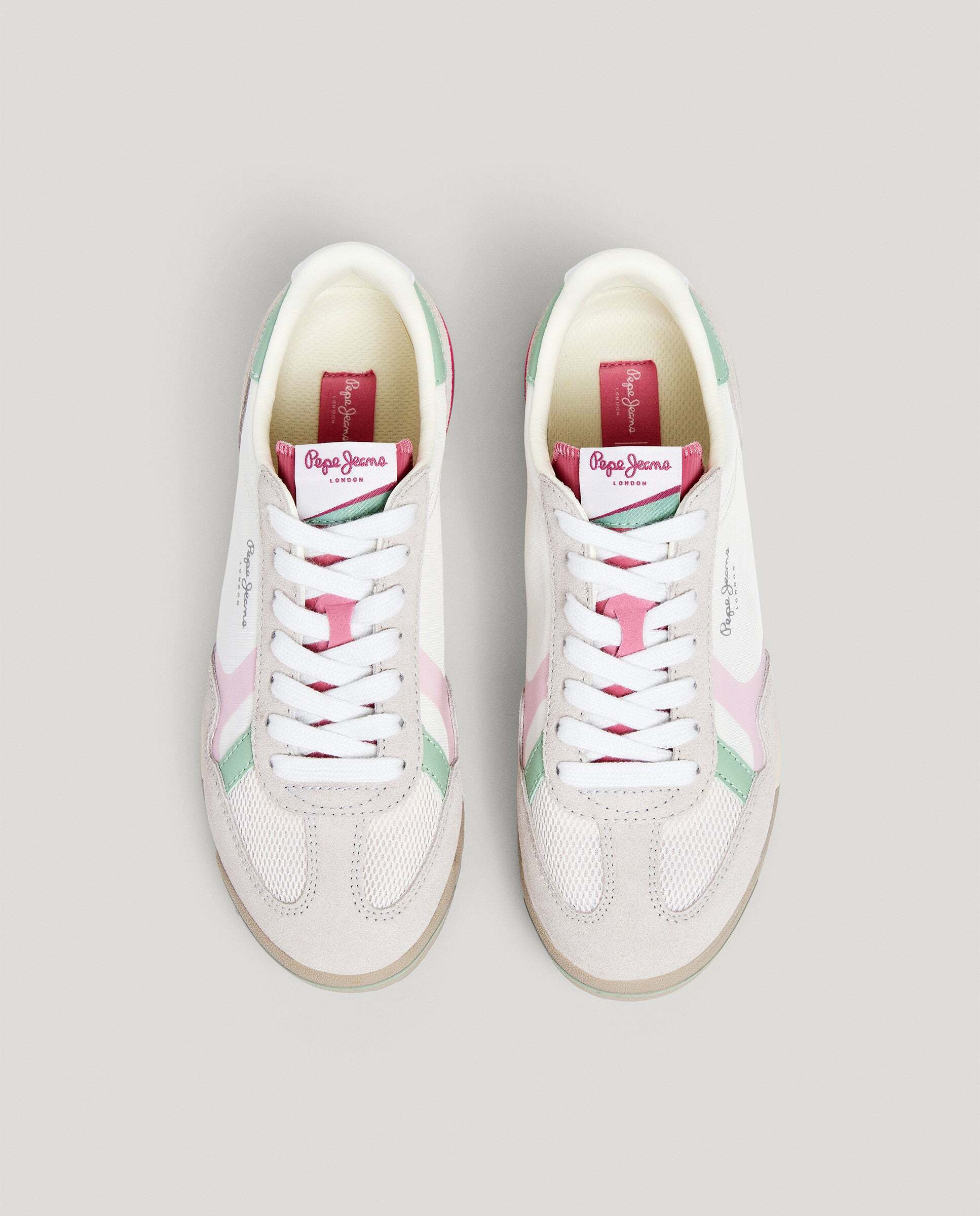 Marvin - Pepe Jeans - zapatillas retro con detalles en ante - Blanco Blanco-2