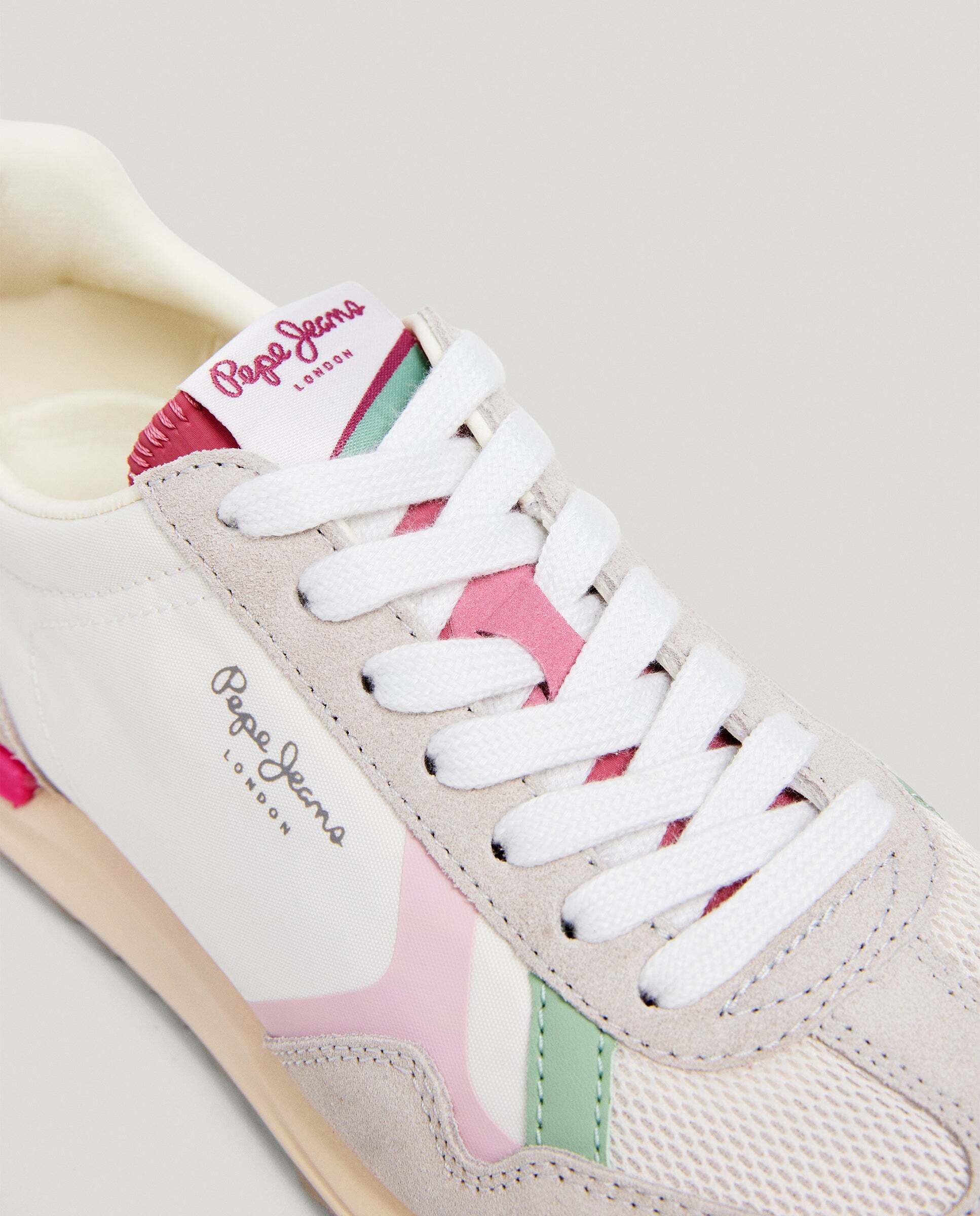 Marvin - Pepe Jeans - zapatillas retro con detalles en ante - Blanco Blanco-6