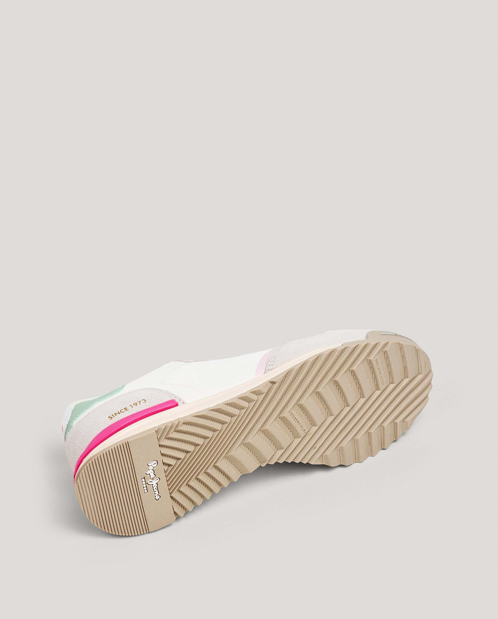 Marvin - Pepe Jeans - zapatillas retro con detalles en ante - Blanco Blanco-7