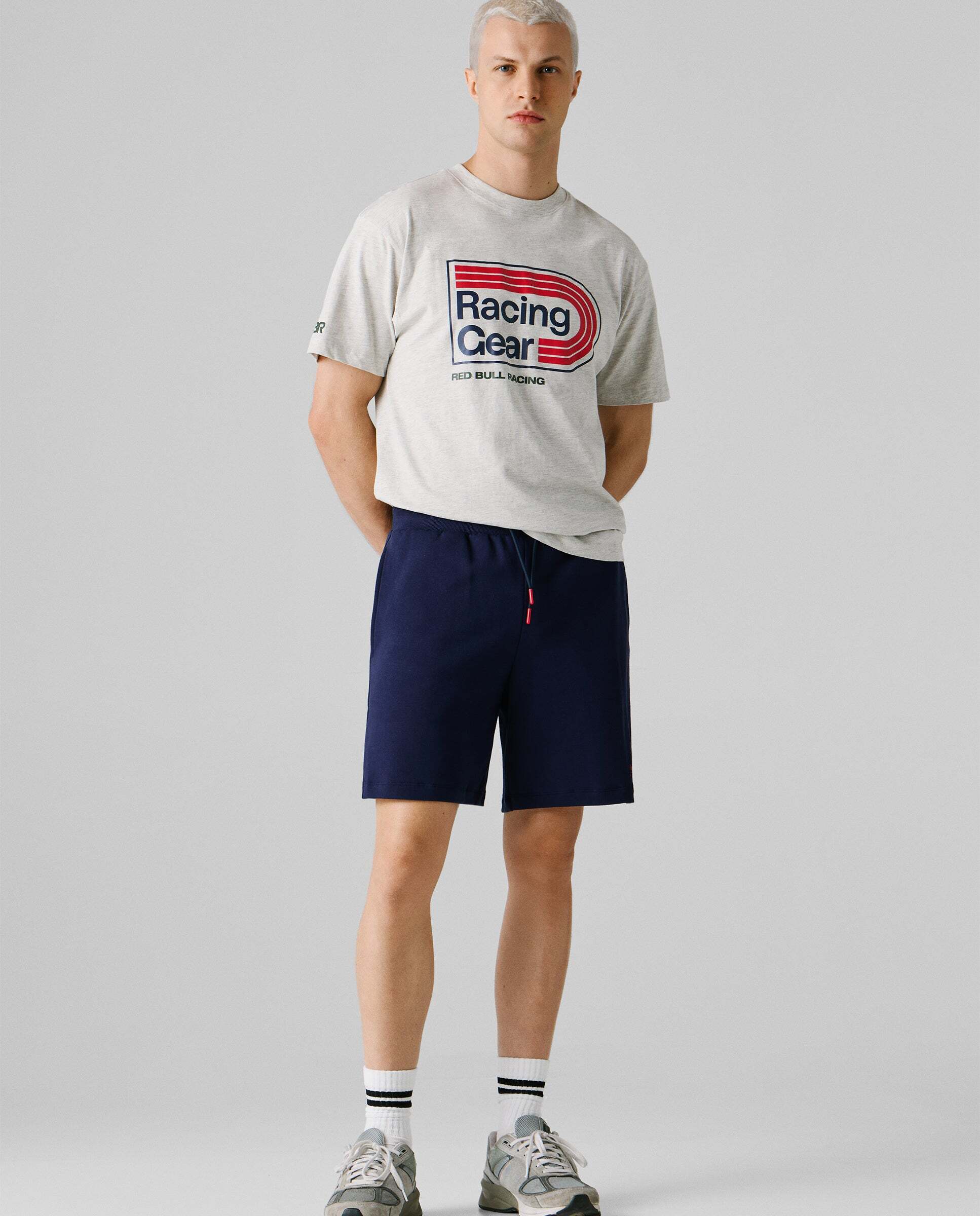 Pepe Jeans - Pantalones cortos de hombre fit relaxed red bull racing.
