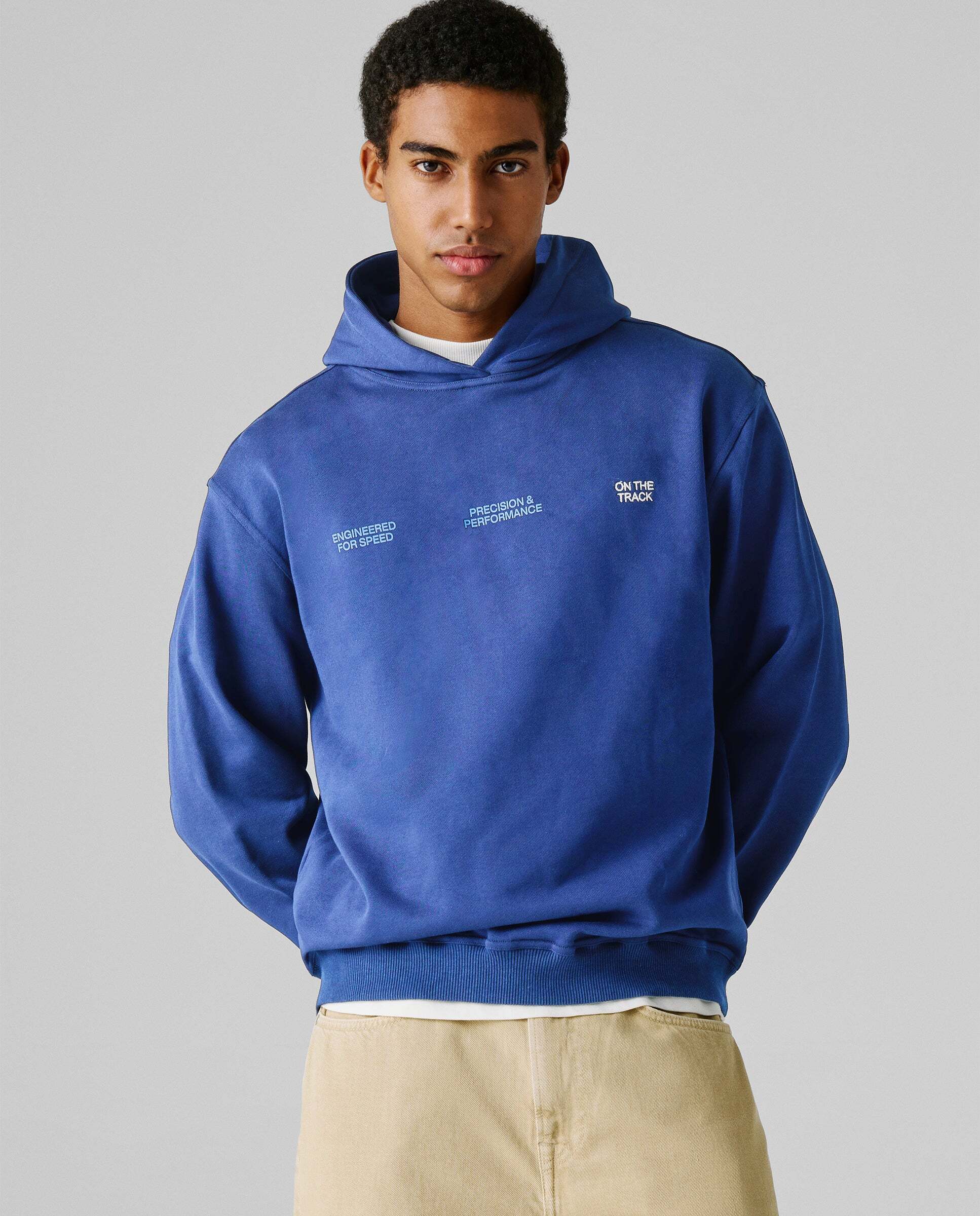 Pepe Jeans - Sudadera de hombre capucha fit relaxed red bull racing.