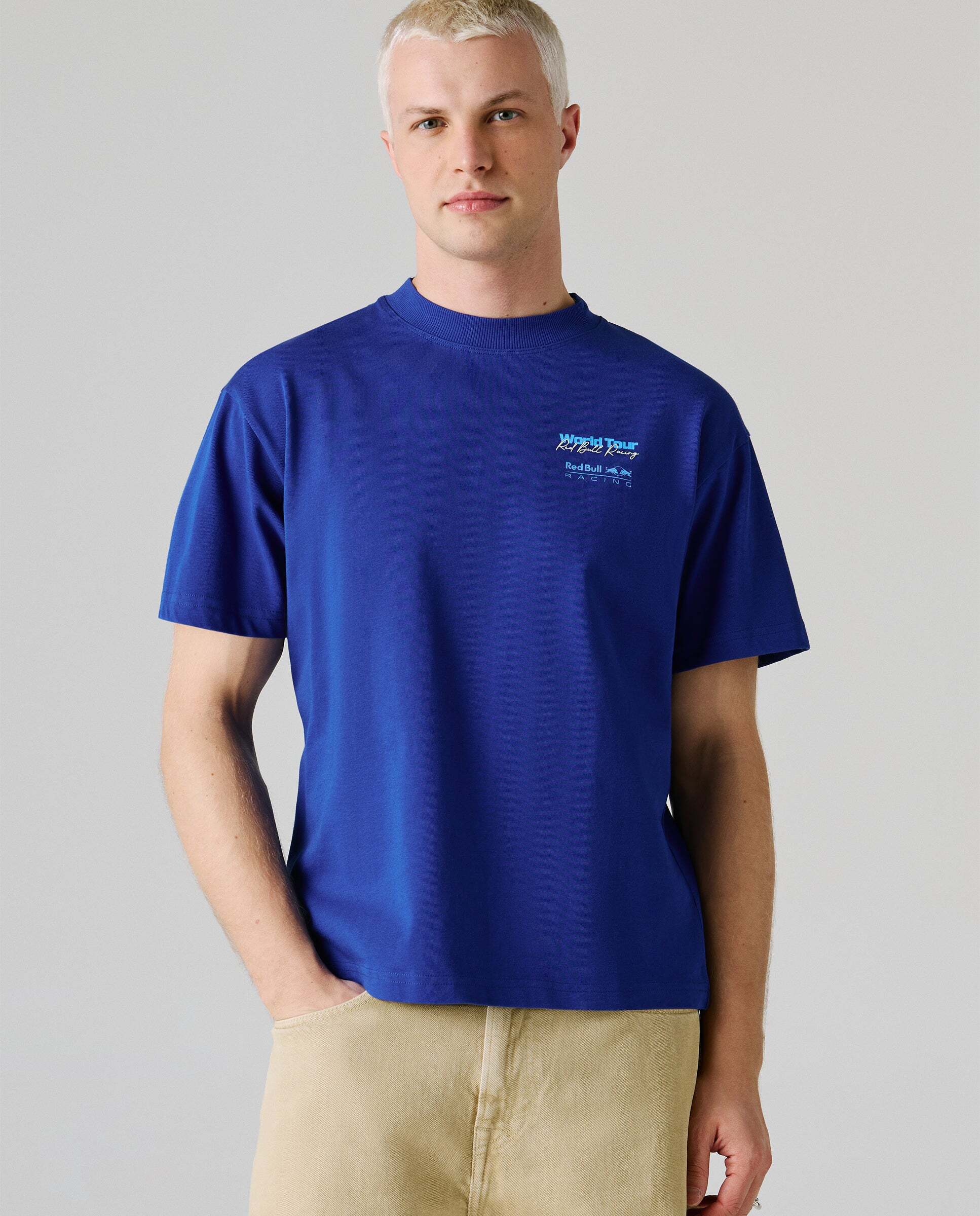 Pepe Jeans - Camiseta de hombre espalda estampada fit relaxed Red Bull Racing.