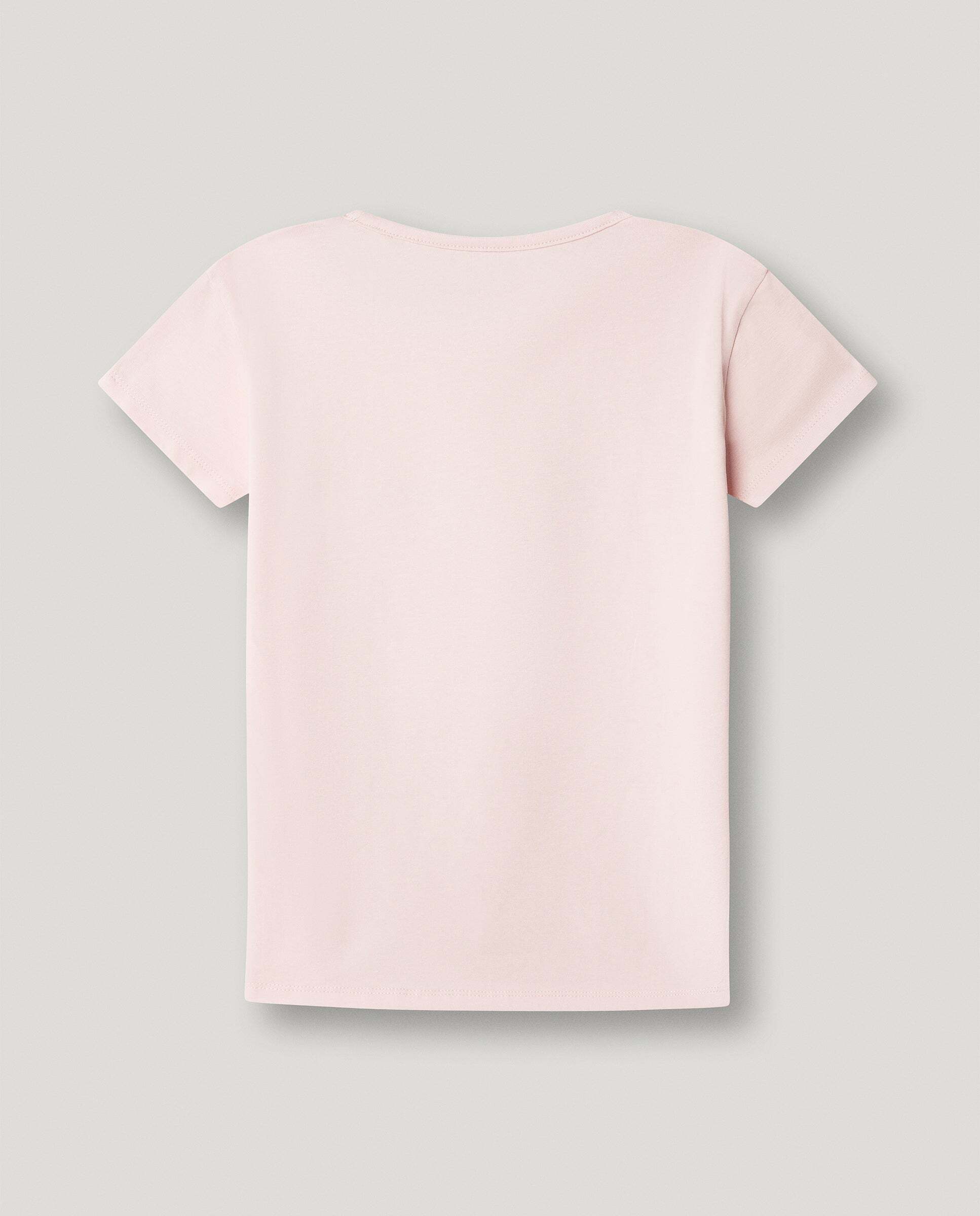 Camiseta de niña logo glitter fit slim - Pepe Jeans - Rosa Rosa-3