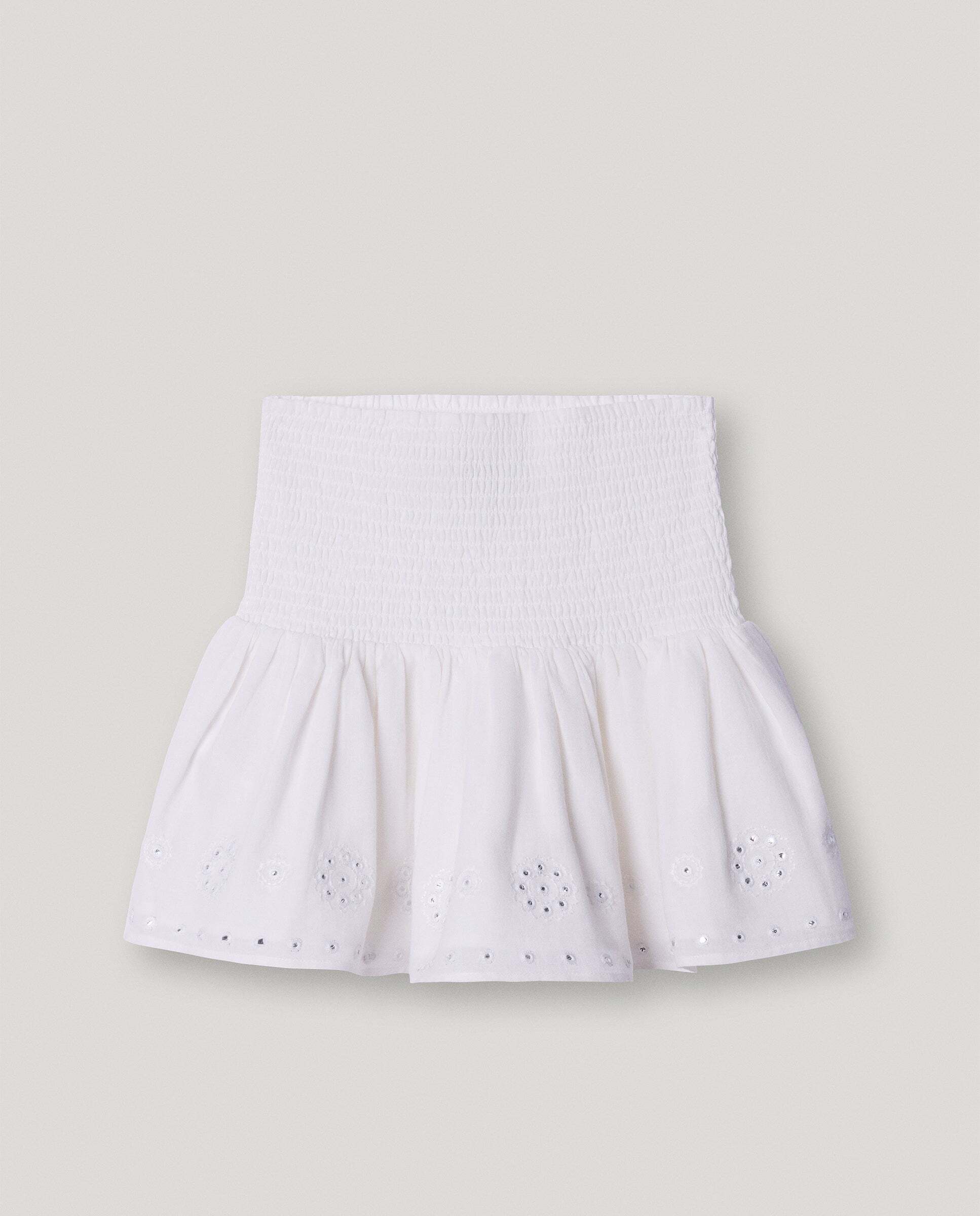 Falda con espejos Holly de niña - Pepe Jeans - Blanco Blanco-3