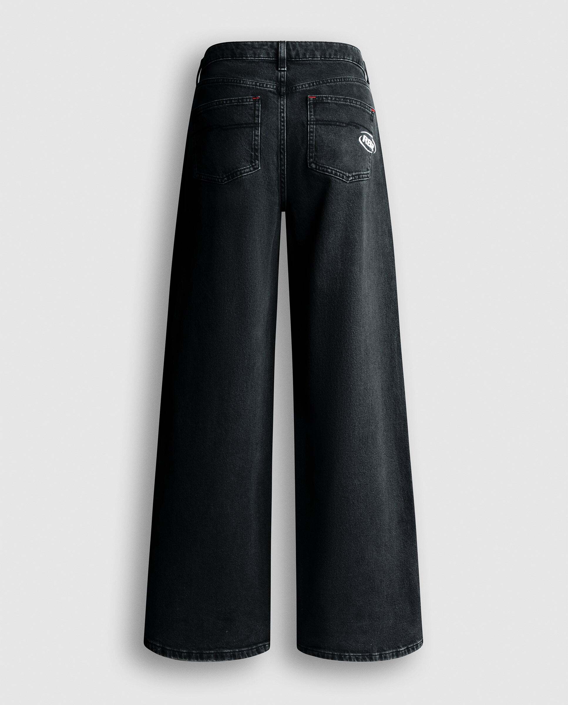 Vaquero de mujer fit wide y tiro medio red bull racing - Pepe Jeans - Gris Gris-8