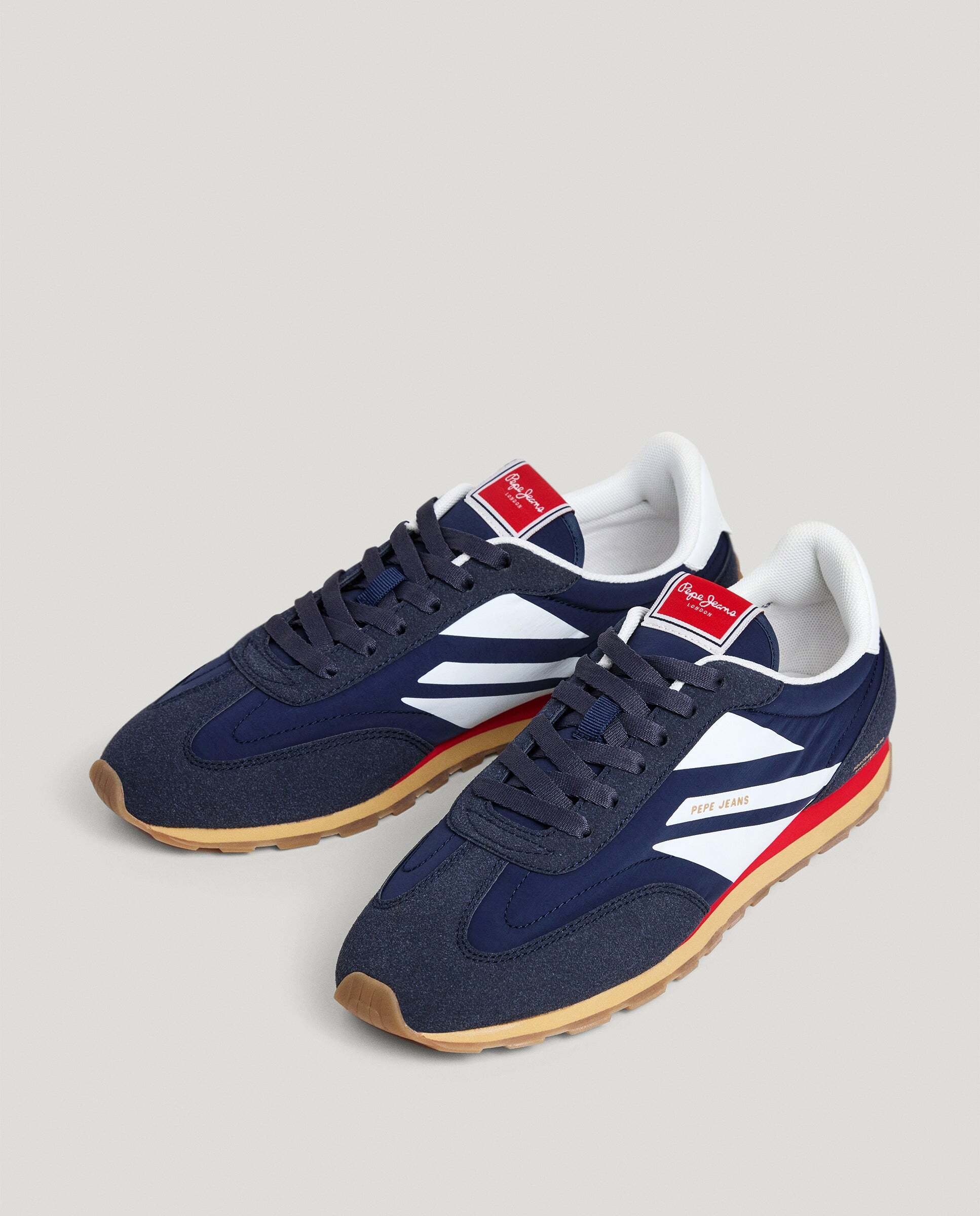 Jason - Pepe Jeans - zapatillas running retro - Azul Azul-2