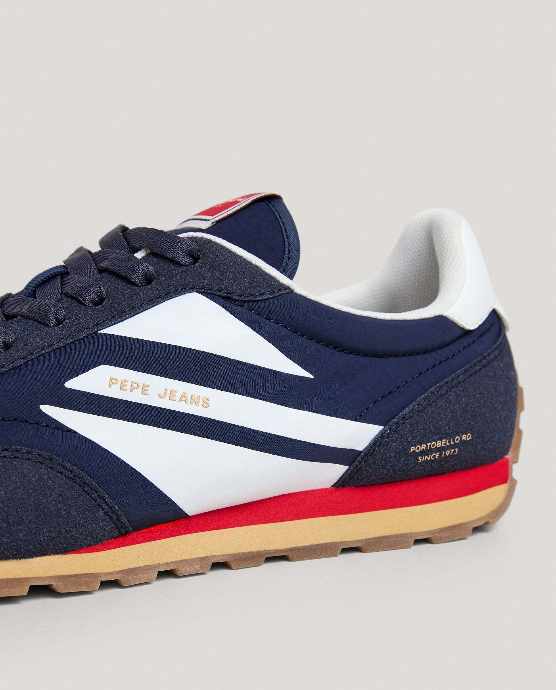 Jason - Pepe Jeans - zapatillas running retro - Azul Azul-5