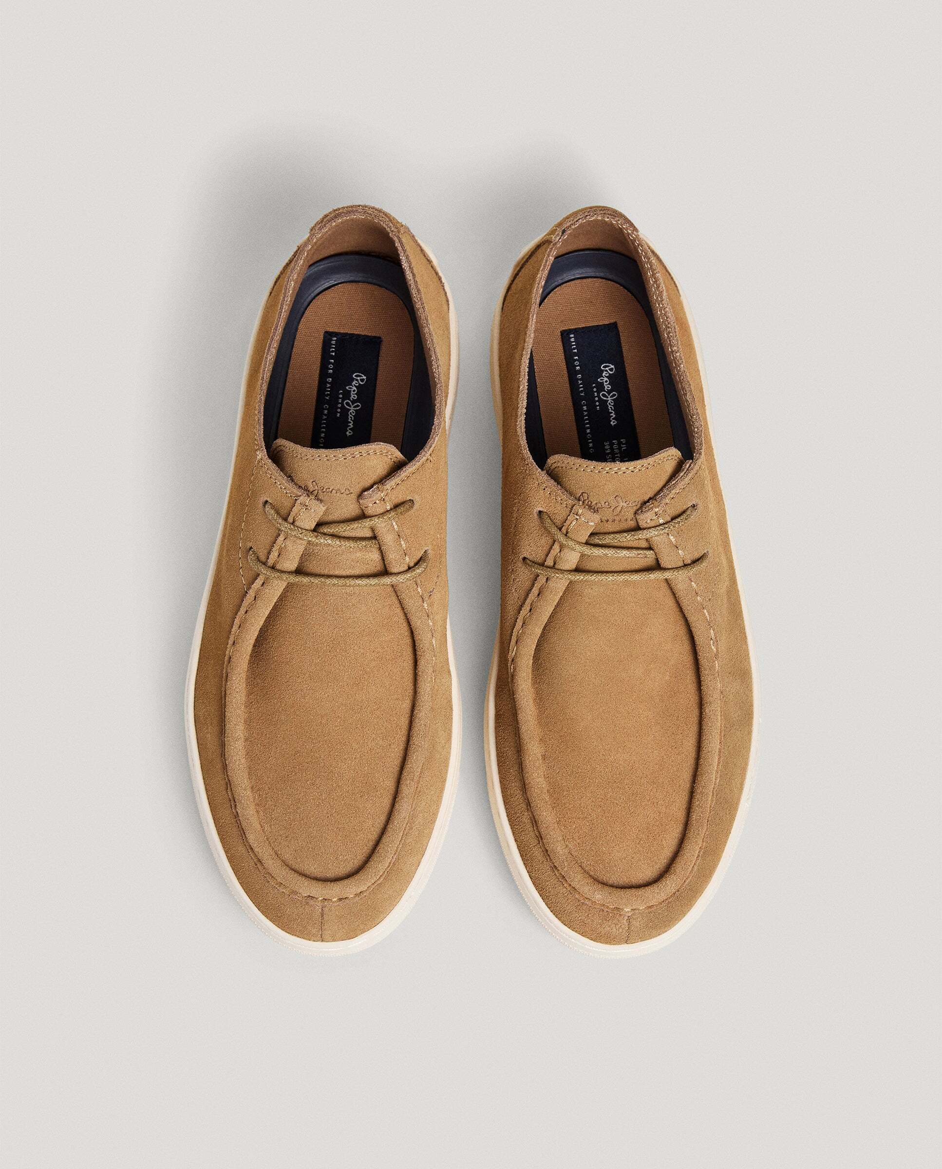 Camden - Pepe Jeans - zapatos híbrido en ante - Natural Natural-3