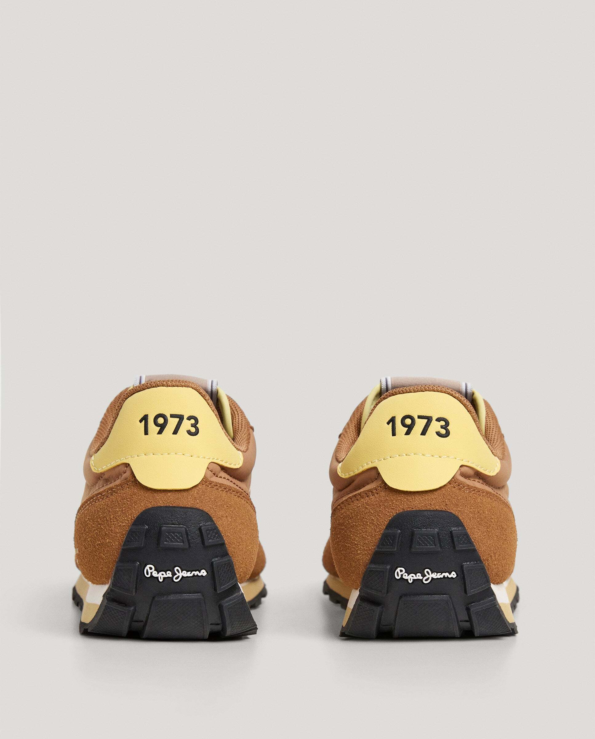 Jane - Pepe Jeans - zapatillas running retro - Marrón Marrón-4
