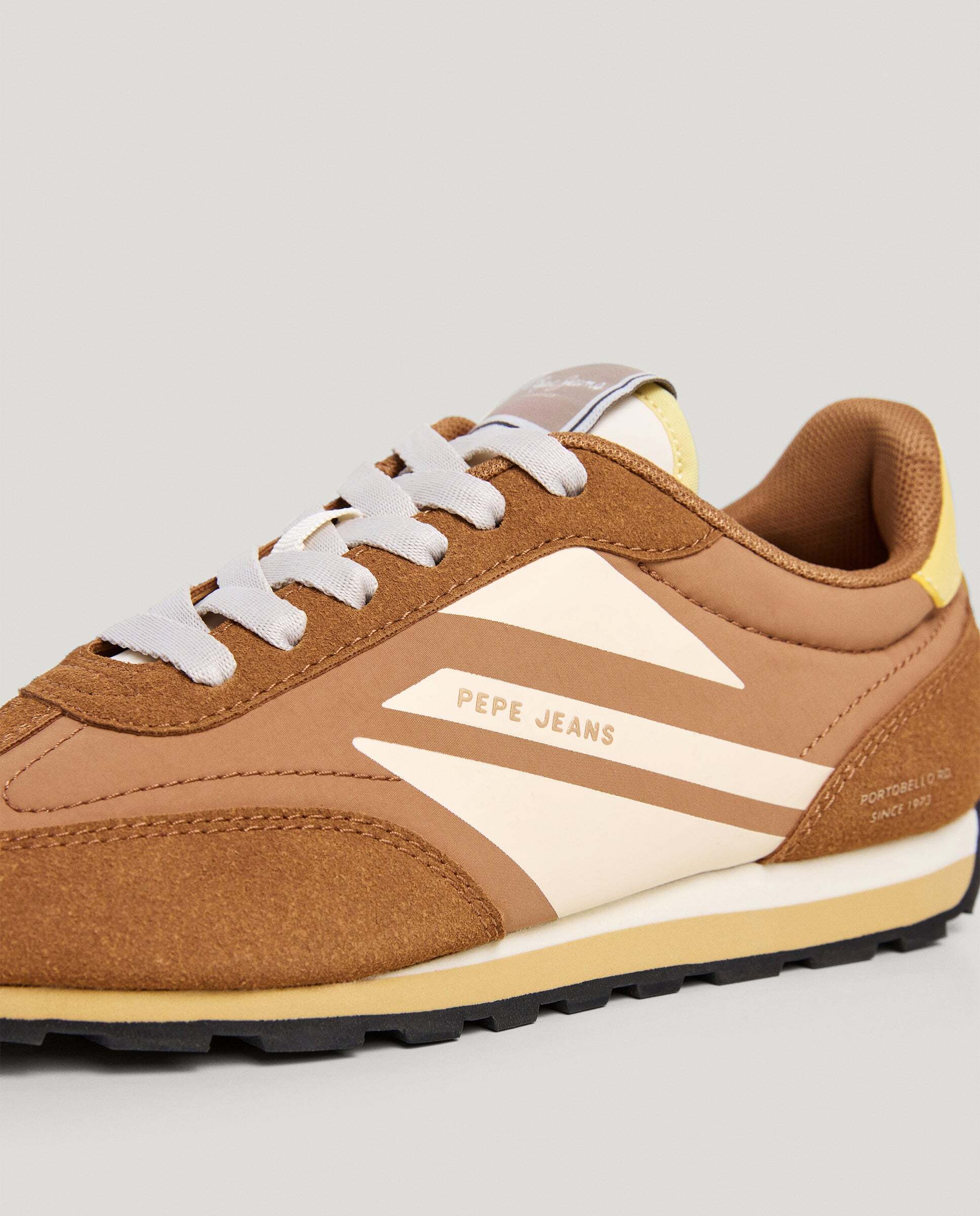 Jane - Pepe Jeans - zapatillas running retro - Marrón Marrón-5