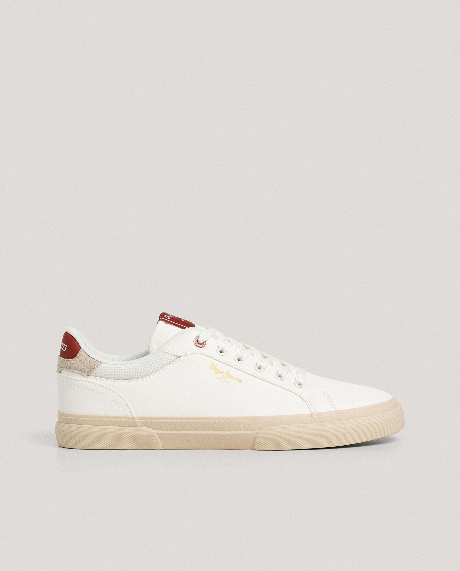 Pepe Jeans - Zapatillas de hombre clásicas de vestir con detalles en ante.