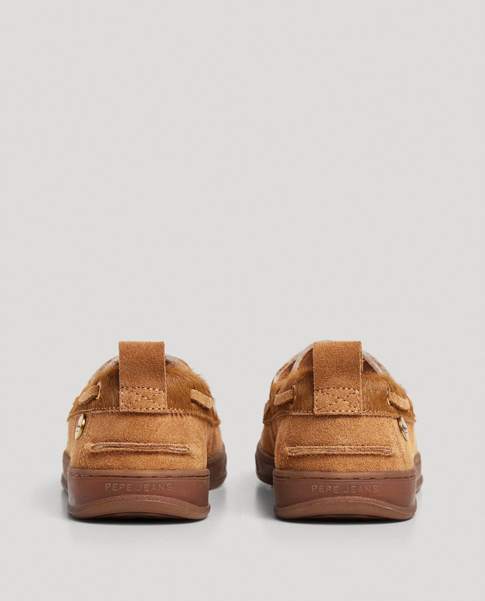 Ball - Pepe Jeans - zapatos náuticos en ante - Marrón Marrón-4