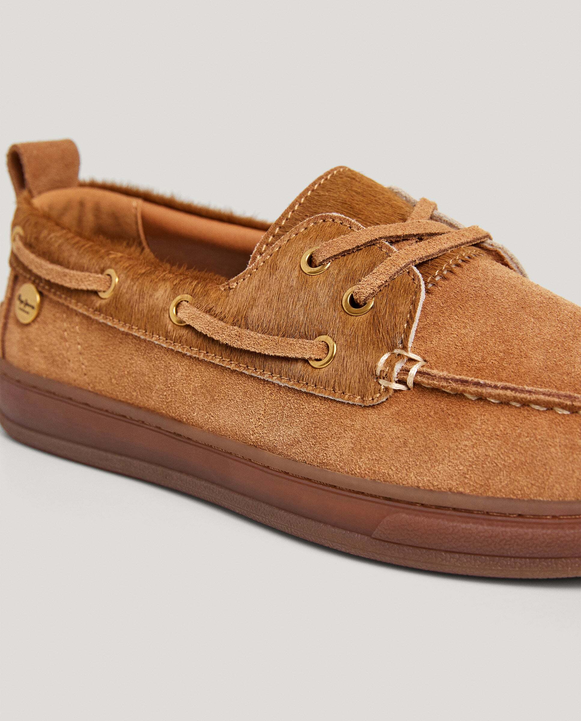 Ball - Pepe Jeans - zapatos náuticos en ante - Marrón Marrón-5