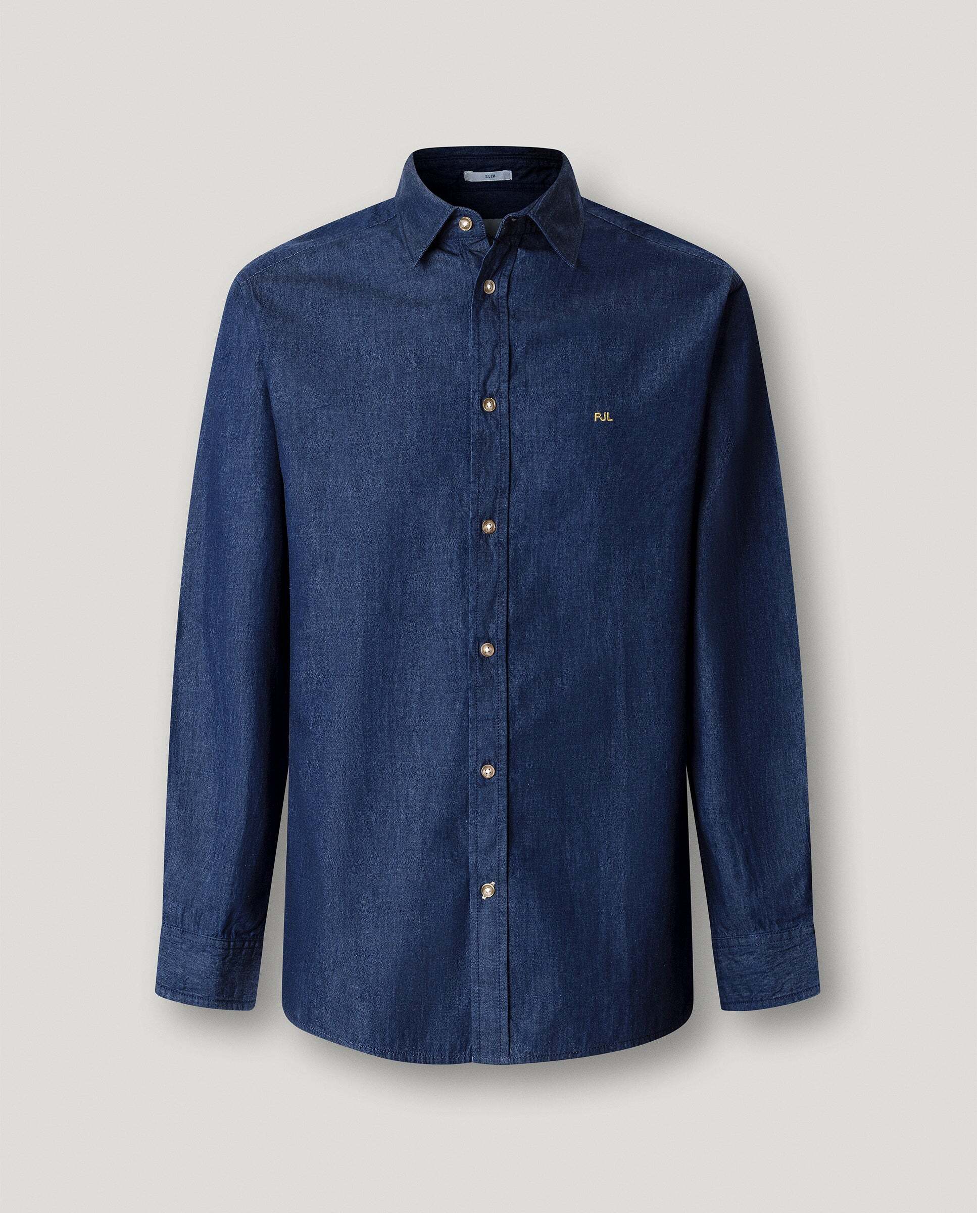 Camisa vaquera de hombre fit slim - Pepe Jeans - Azul oscuro Azul oscuro-9