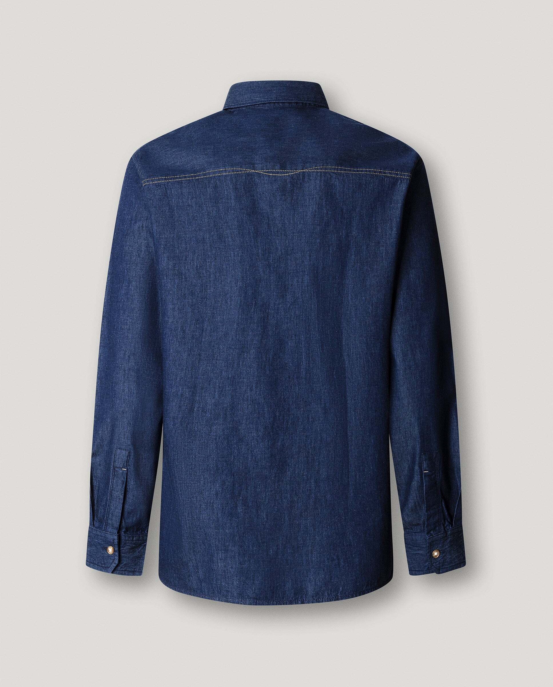 Camisa vaquera de hombre fit slim - Pepe Jeans - Azul oscuro Azul oscuro-8
