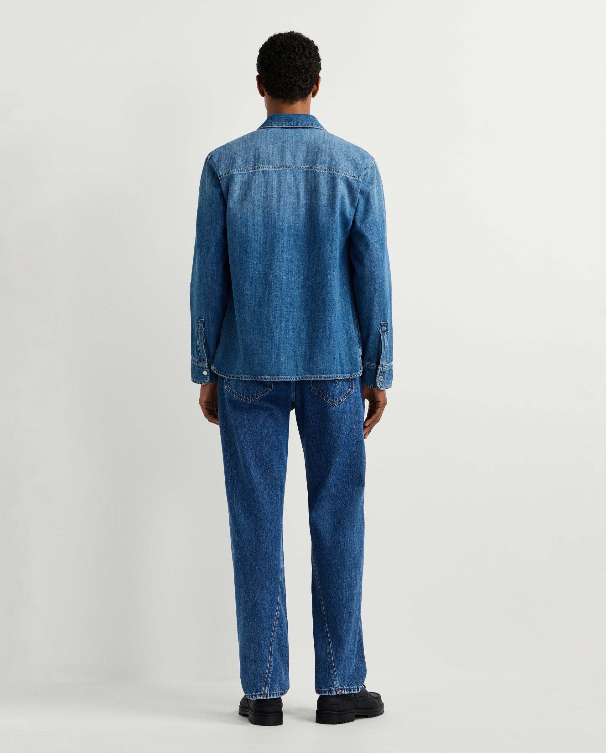 Sobrecamisa de hombre denim fit relaxed - Pepe Jeans - Azul Azul-3