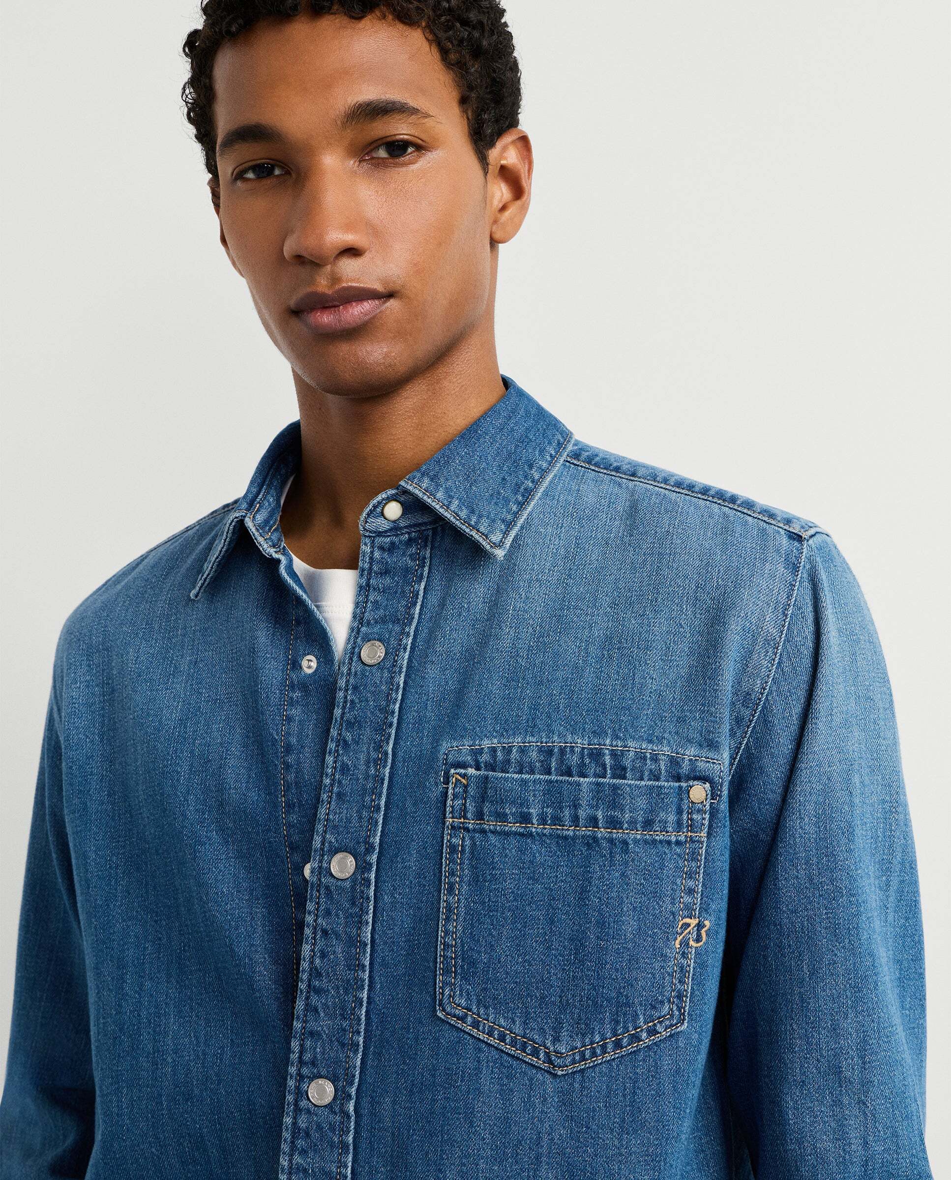 Sobrecamisa de hombre denim fit relaxed - Pepe Jeans - Azul Azul-5