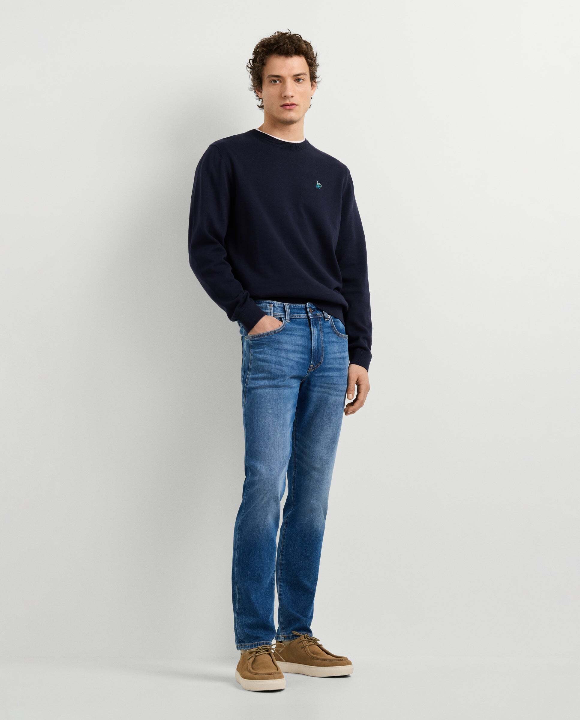 Vaquero de hombre fit slim tiro regular - Pepe Jeans - Azul denim Azul denim-6