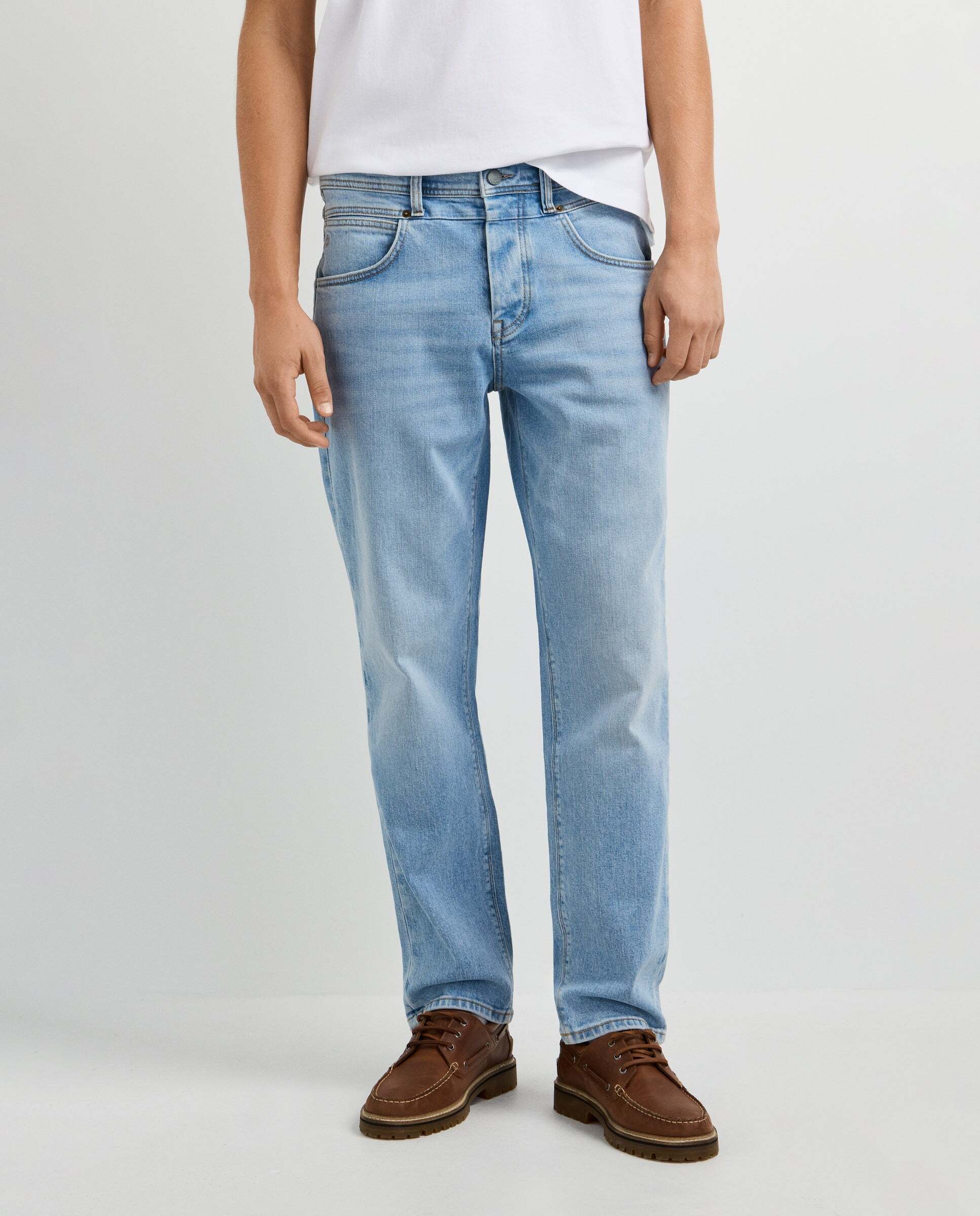Vaquero de hombre fit recto tiro regular - Pepe Jeans - Azul Azul-2