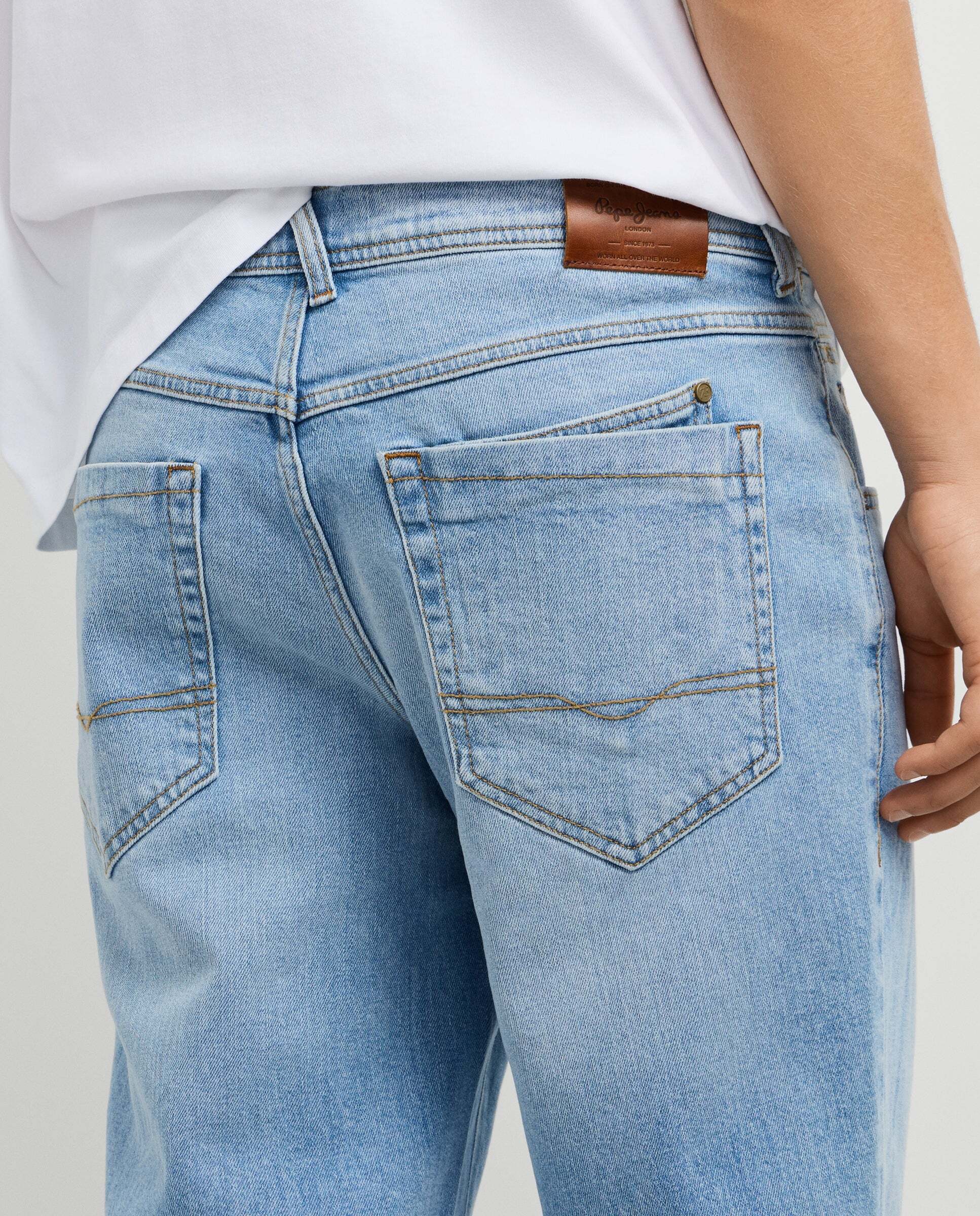 Vaquero de hombre fit recto tiro regular - Pepe Jeans - Azul Azul-5