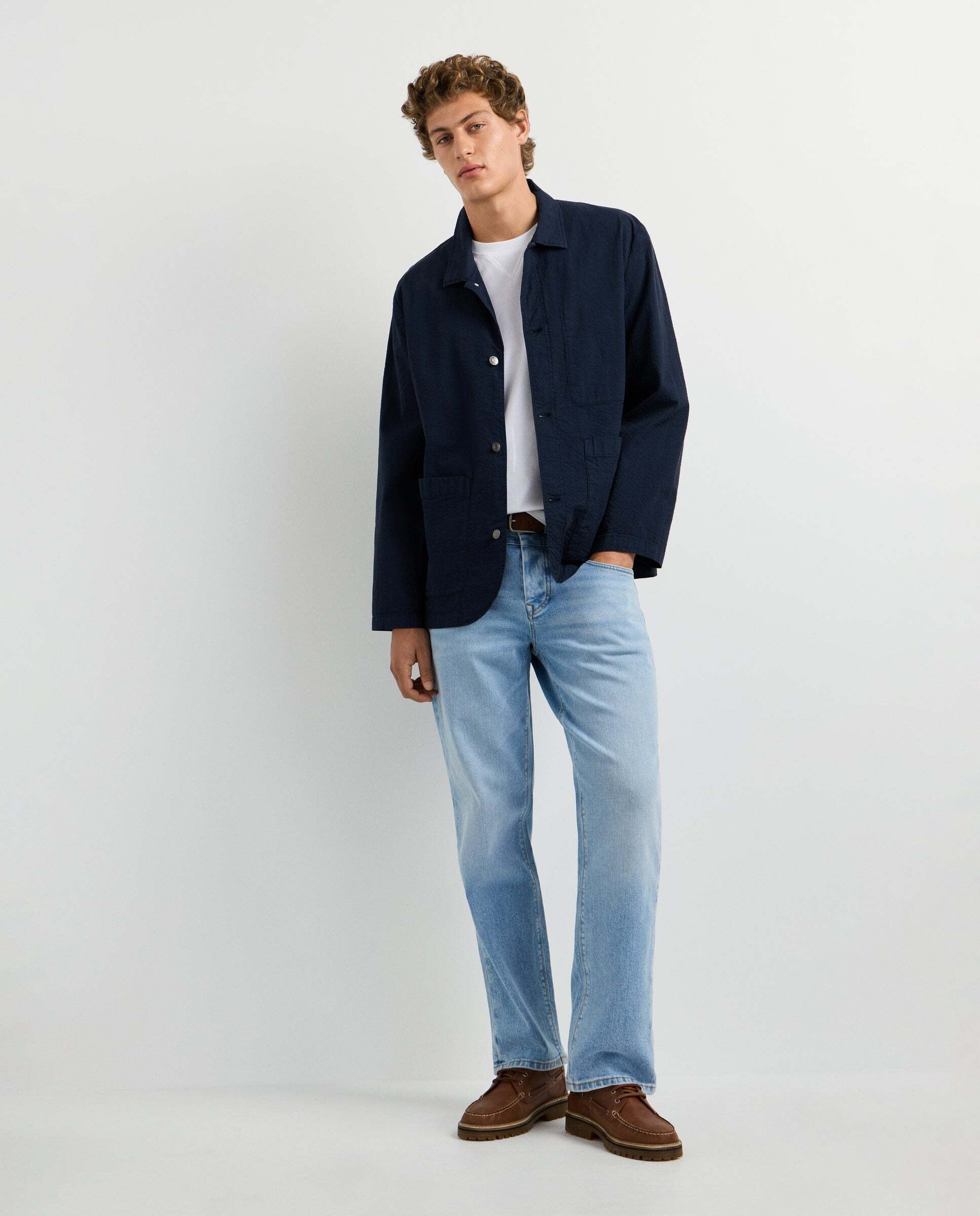 Vaquero de hombre fit recto tiro regular - Pepe Jeans - Azul Azul-7