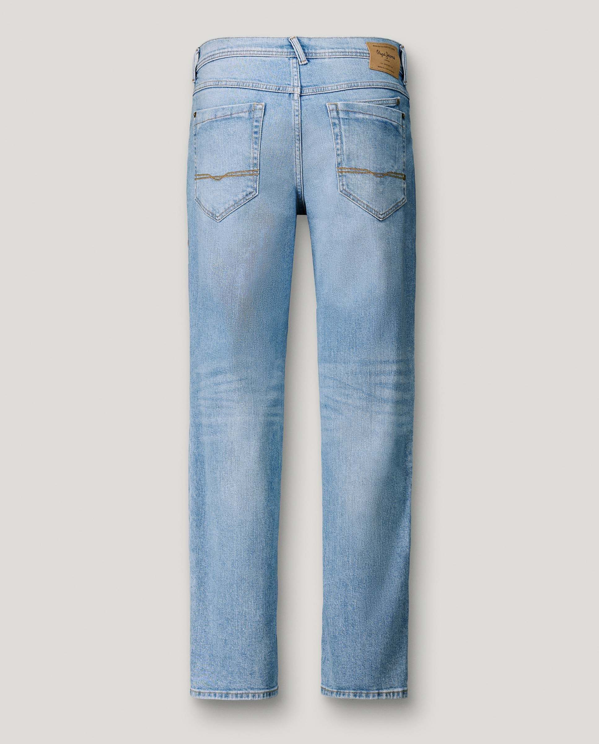 Vaquero de hombre fit recto tiro regular - Pepe Jeans - Azul Azul-8