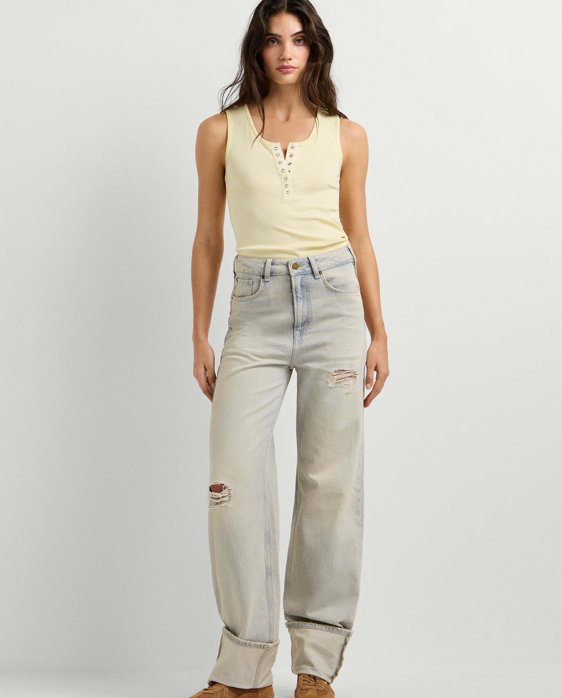 Pepe Jeans - Vaquero de mujer fit recto y tiro alto - eden.