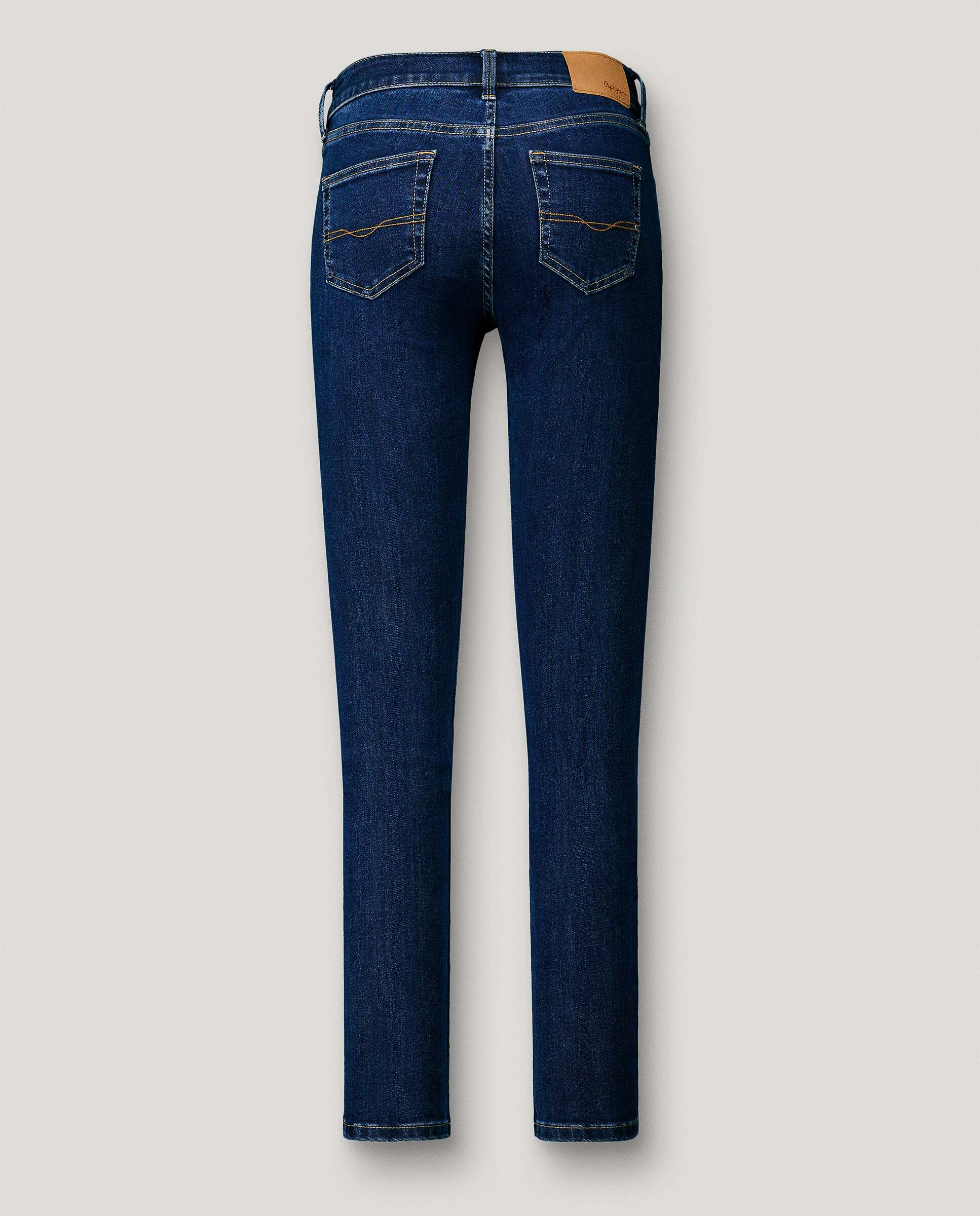 Vaquero de mujer fit skinny tiro bajo - Pepe Jeans - Rosa Rosa-8