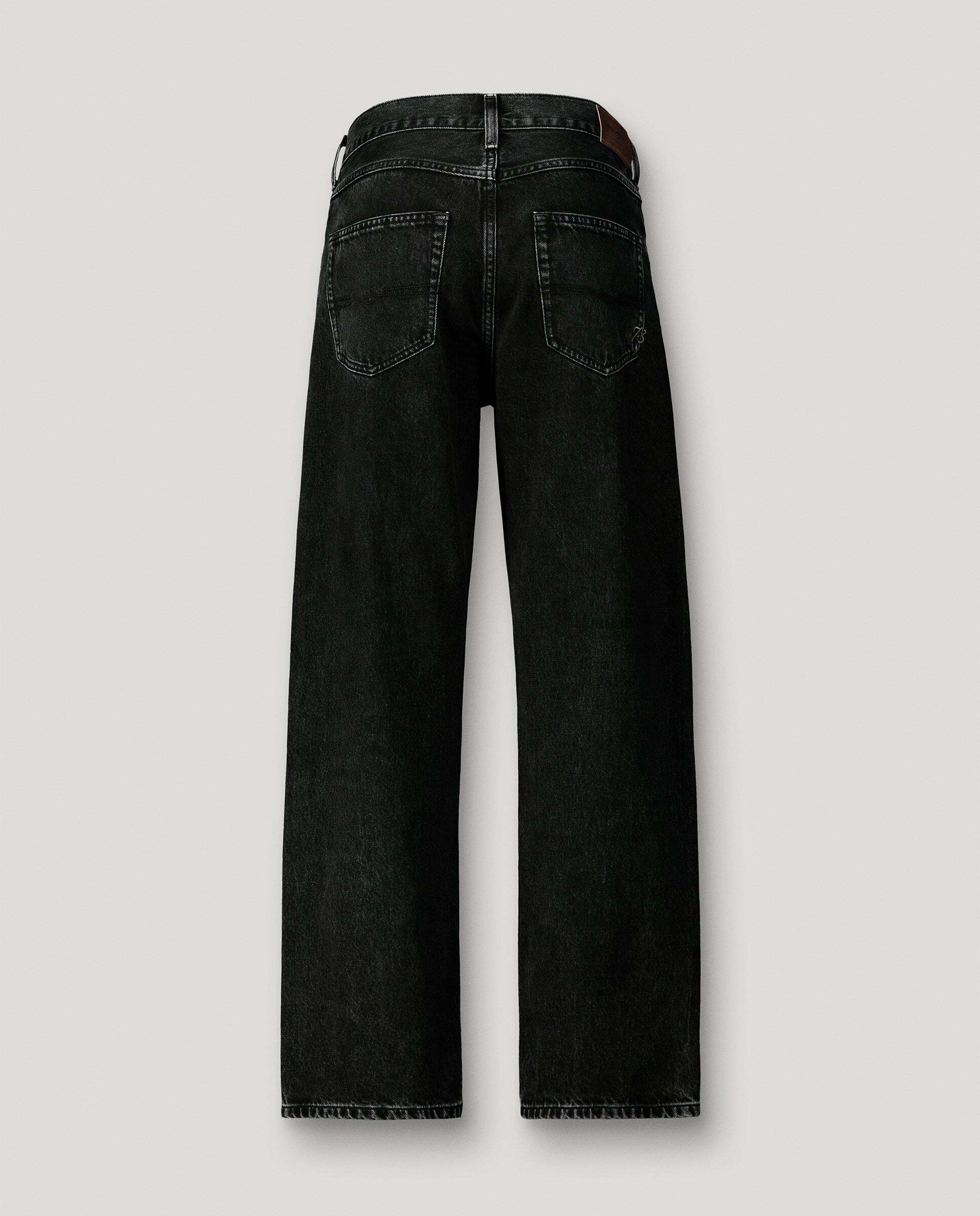 Vaquero de mujer fit boyfriend tiro medio - Pepe Jeans - Negro Negro-5