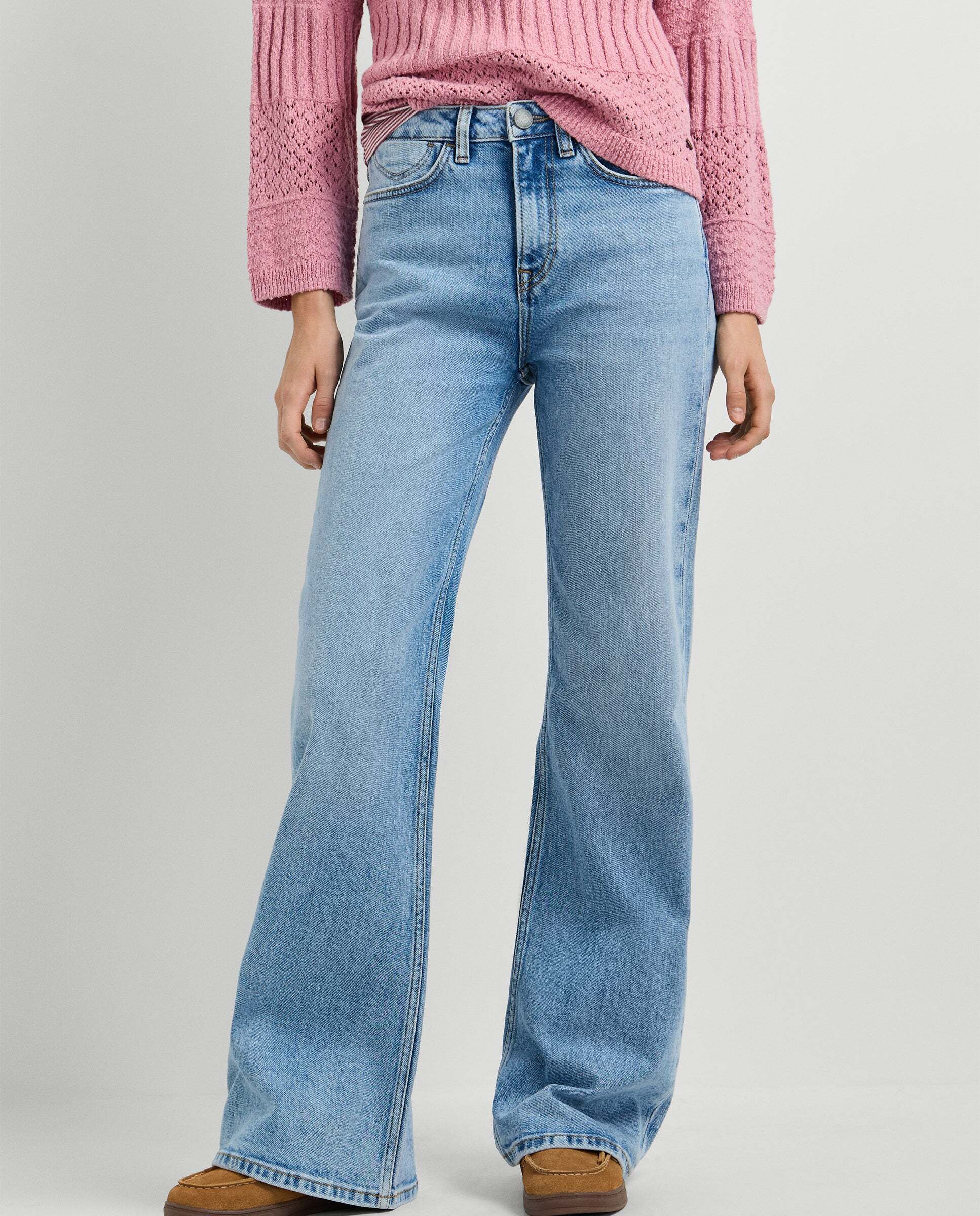 Vaquero de mujer fit flare y tiro alto - Pepe Jeans - willa - Azul Azul-2
