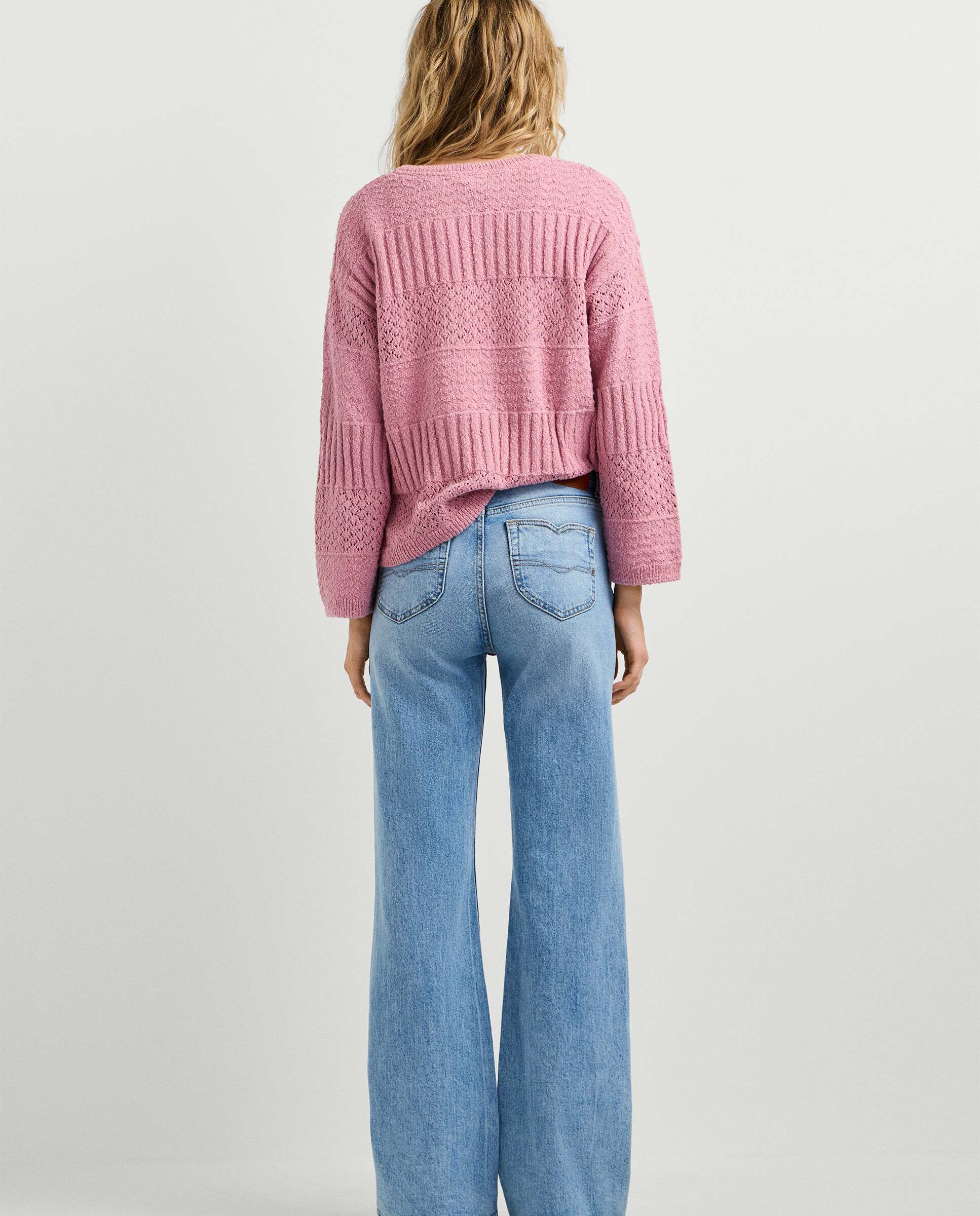 Vaquero de mujer fit flare y tiro alto - Pepe Jeans - willa - Azul Azul-4