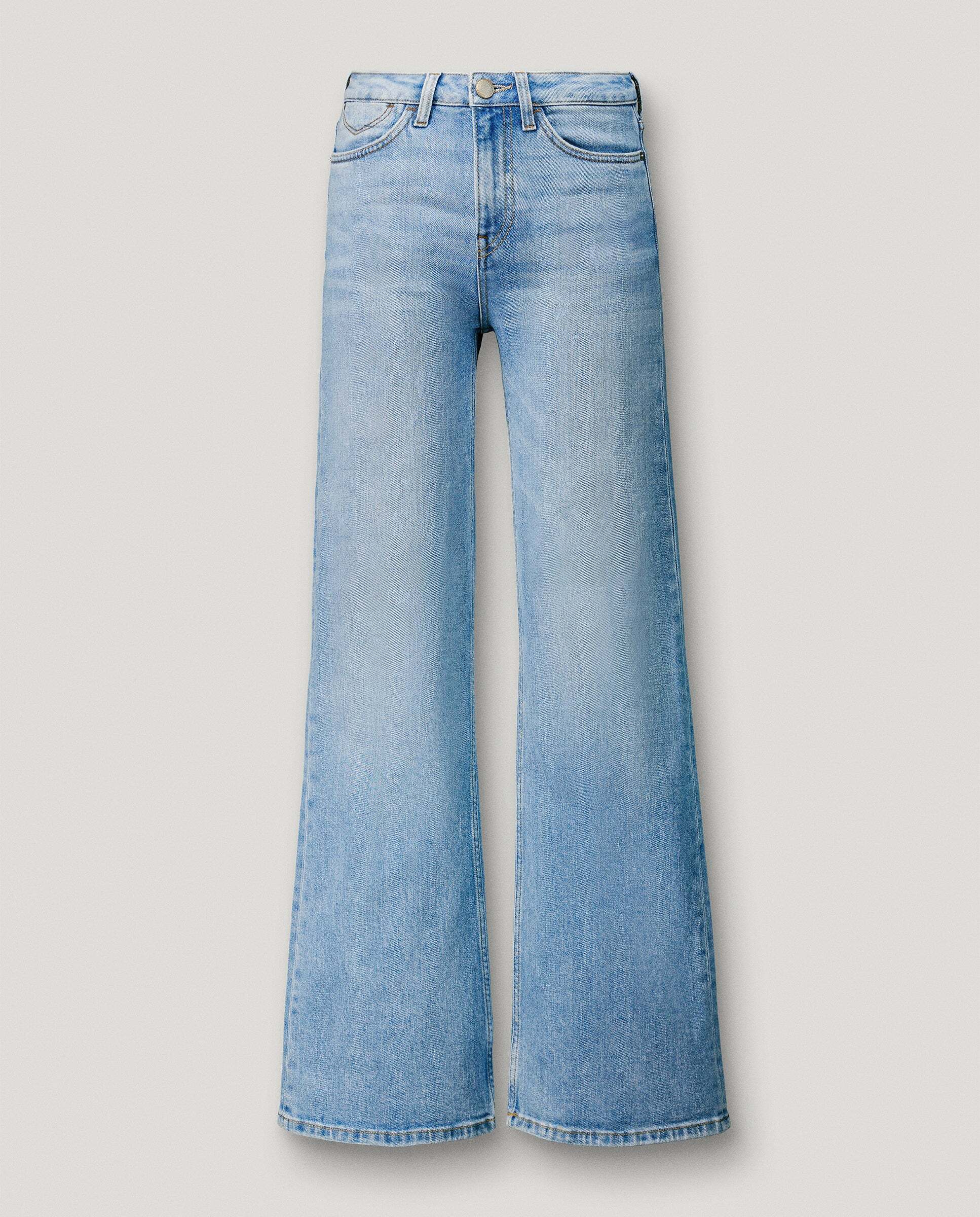 Vaquero de mujer fit flare y tiro alto - Pepe Jeans - willa - Azul Azul-9