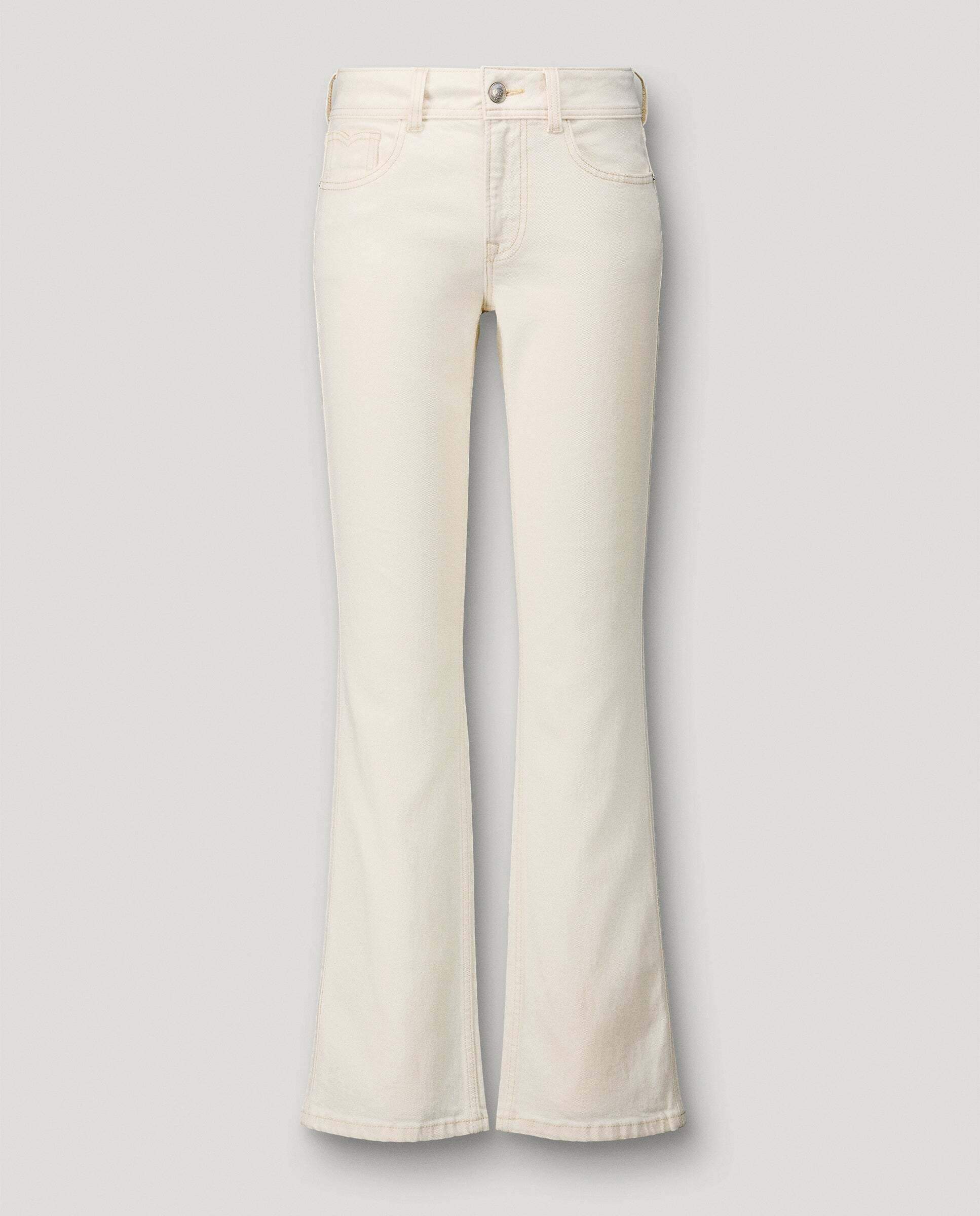 Vaquero de mujer fit bootcut y tiro medio - Pepe Jeans - Gris Natural-9