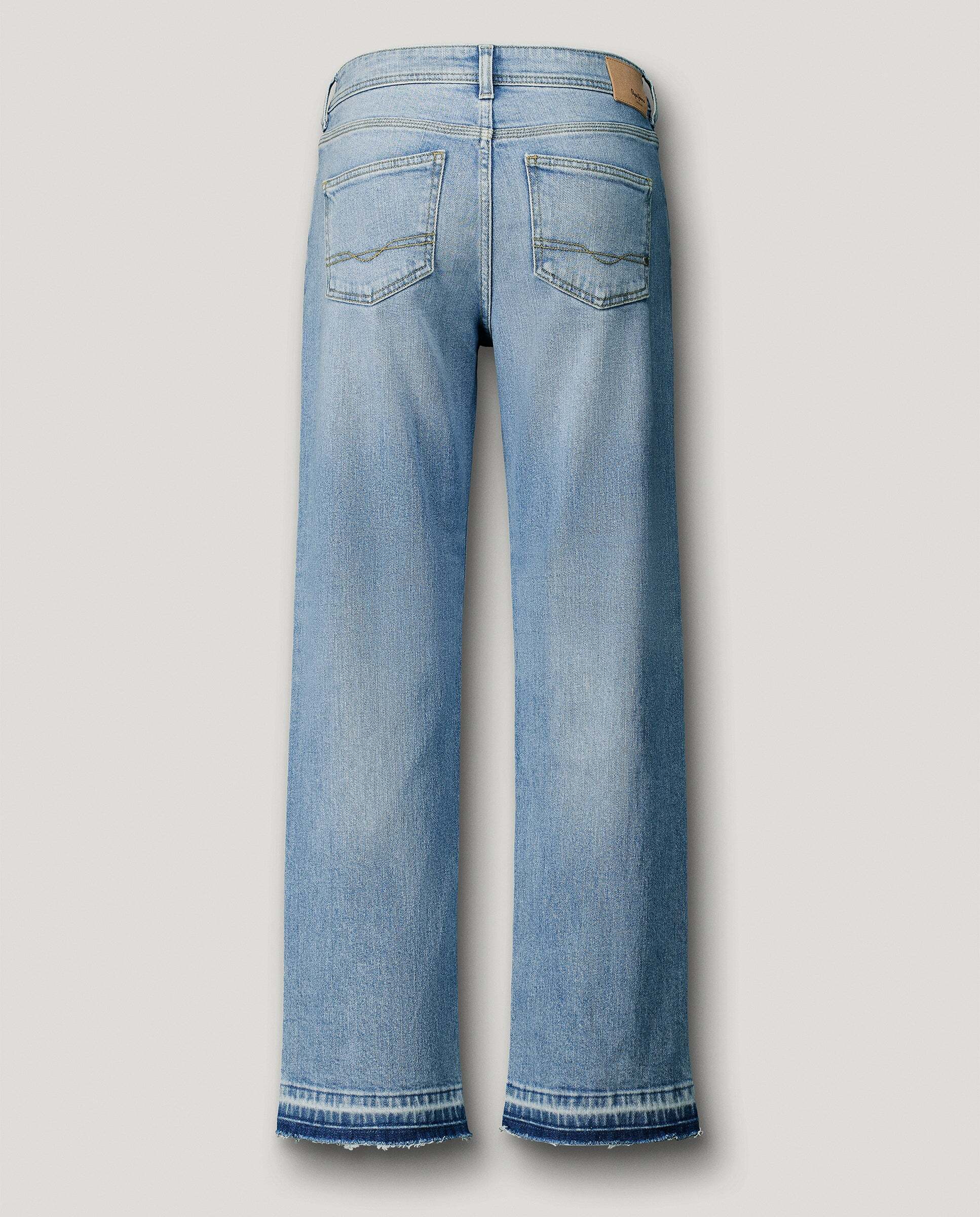 Vaquero de mujer fit recto tiro medio - Pepe Jeans - Azul Azul-8