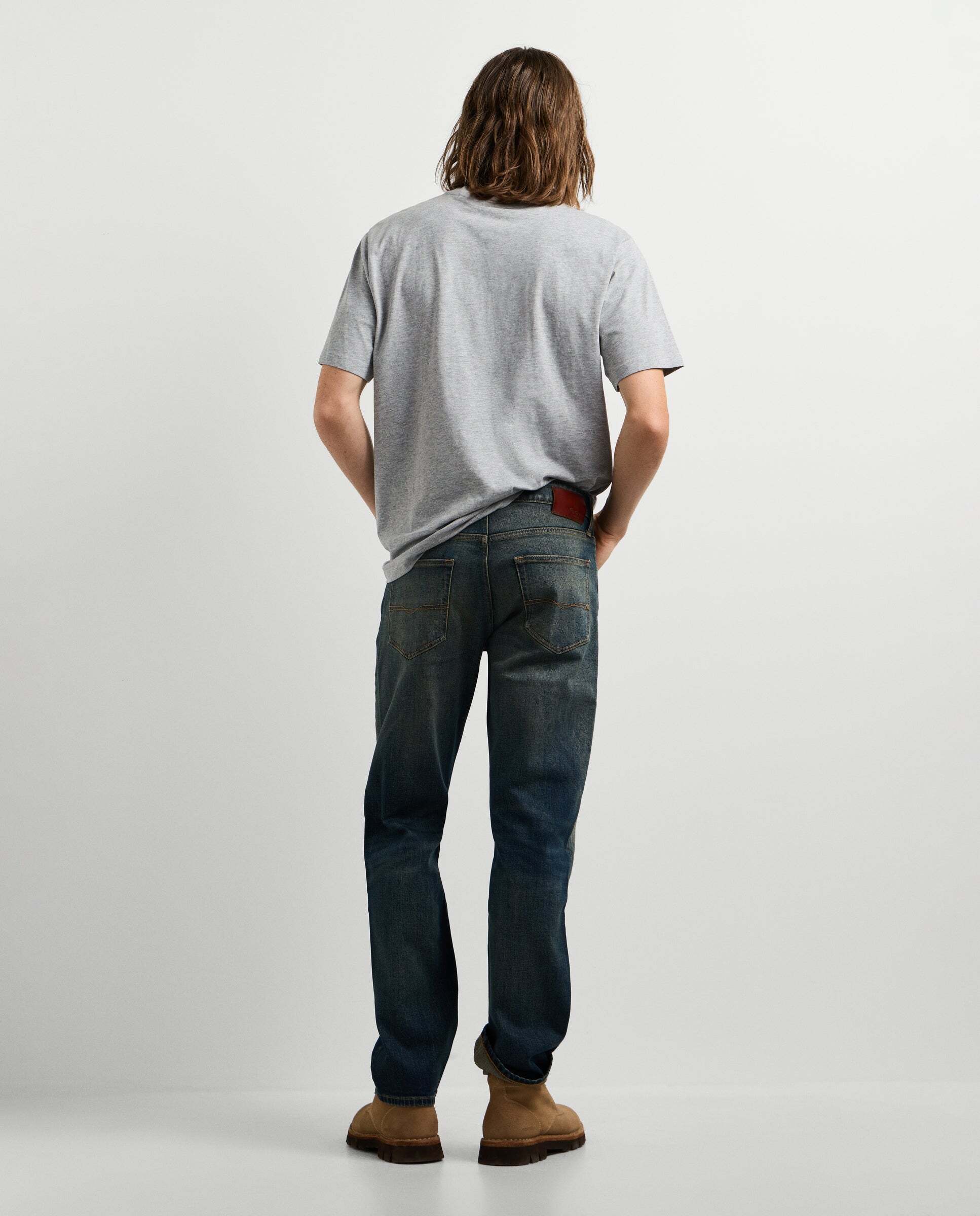 Vaquero de hombre fit recto tiro regular - Pepe Jeans - Verde Verde-3