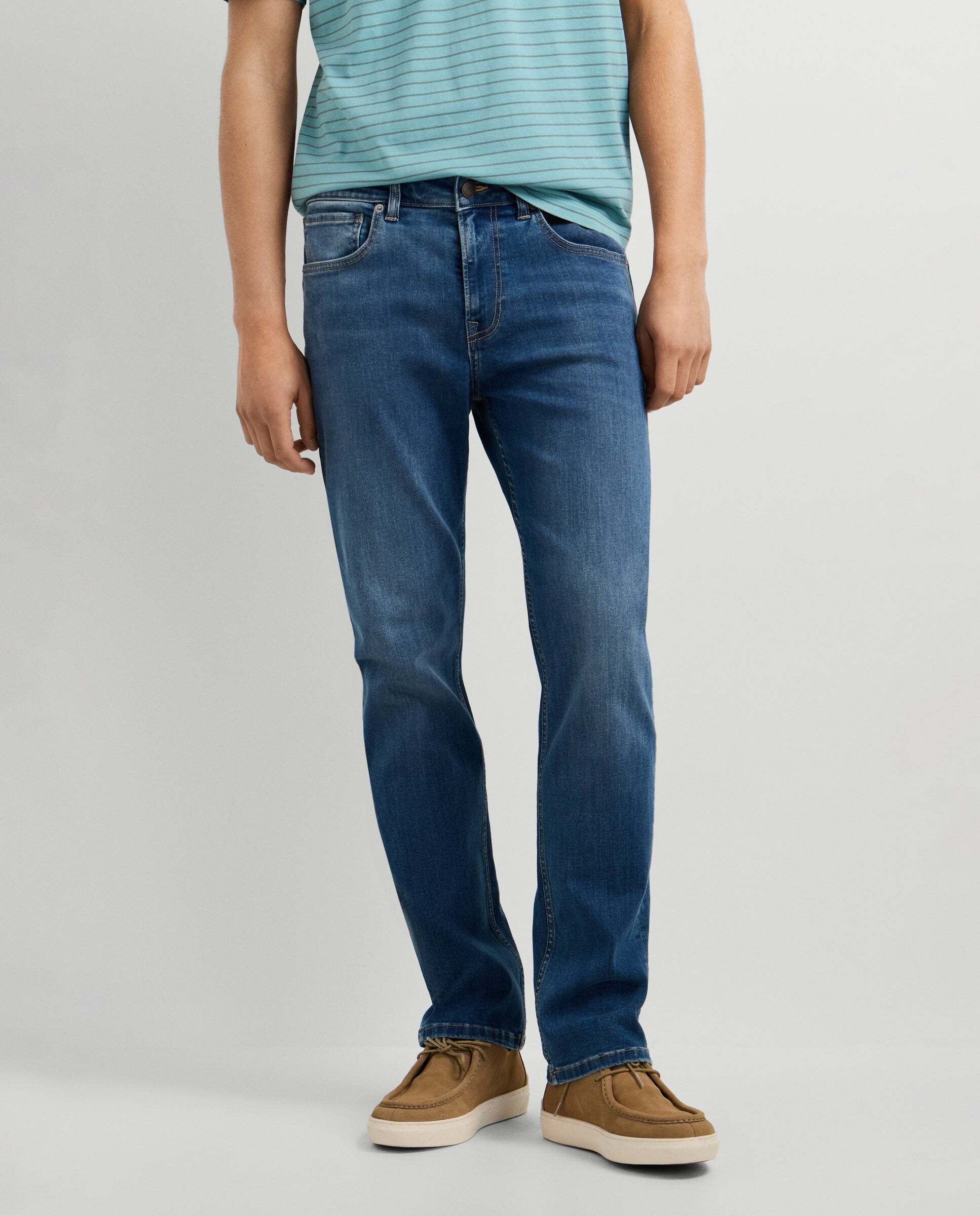 Cash- jeans fit recto y tiro regular - Pepe Jeans - Azul denim Azul denim-2