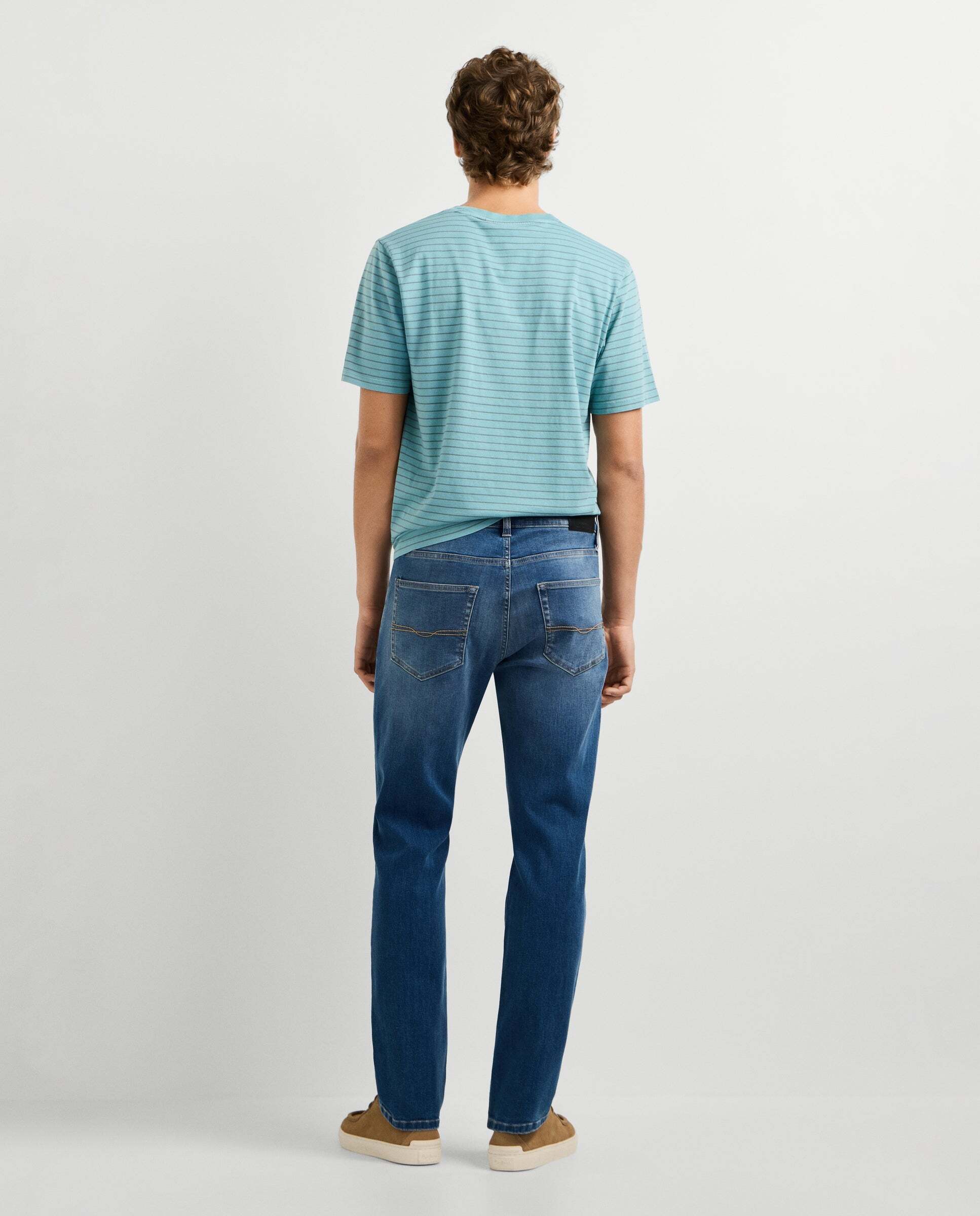 Cash- jeans fit recto y tiro regular - Pepe Jeans - Azul denim Azul denim-3
