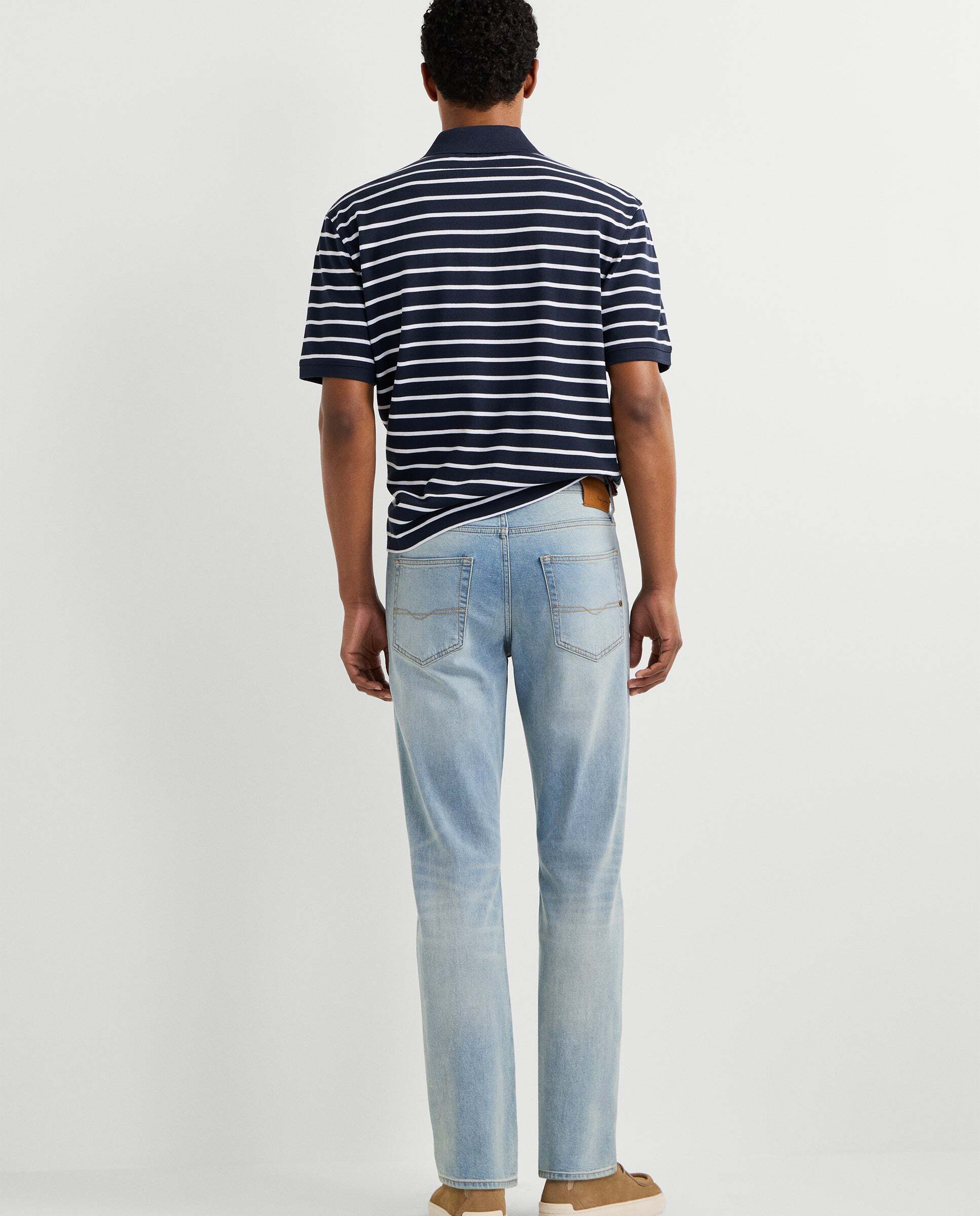 Vaquero de hombre fit recto tiro regular - Pepe Jeans - Azul claro Azul claro-4