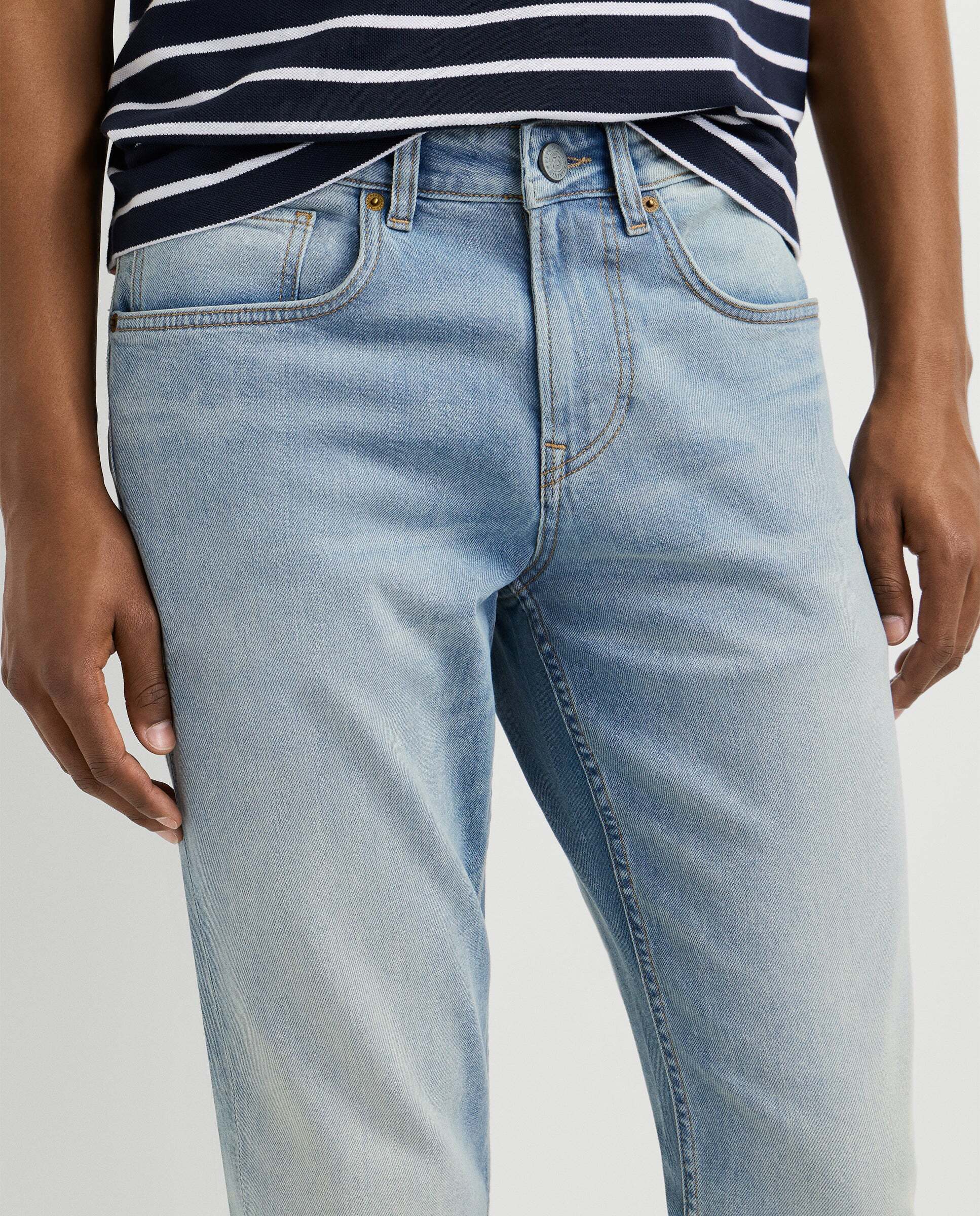 Vaquero de hombre fit recto tiro regular - Pepe Jeans - Azul claro Azul claro-5