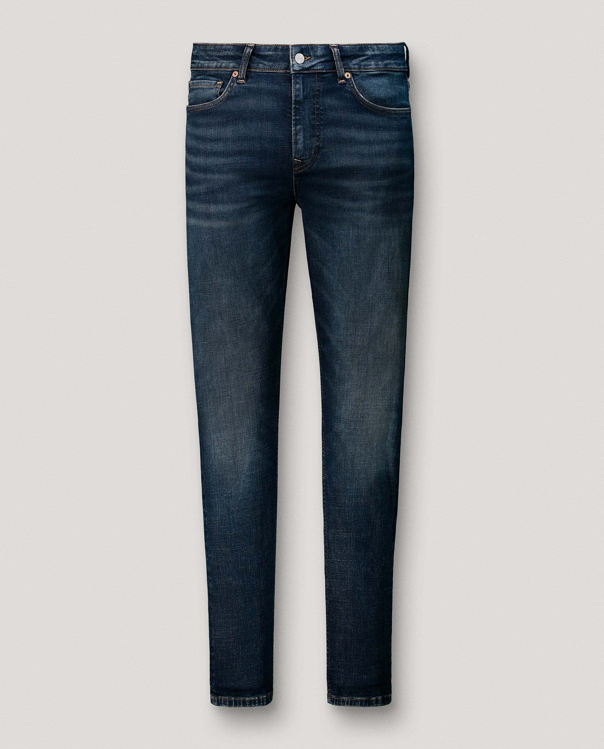 Imagen 9 de Vaquero de hombre fit skinny tiro regular - Pepe Jeans - Azul oscuro Azul oscuro